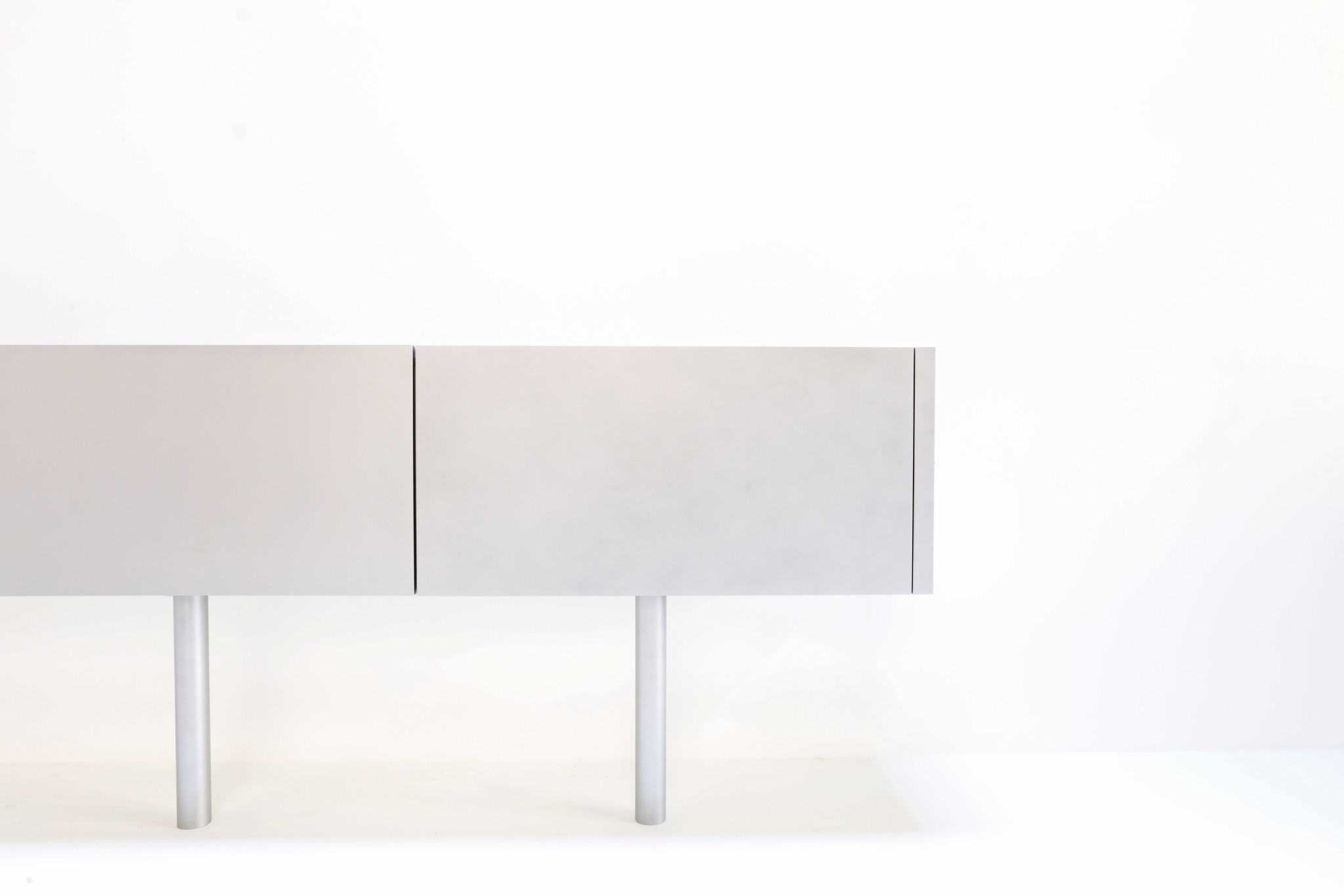 Jo Crepain Sideboard in Alu look manufactured by Timber NV