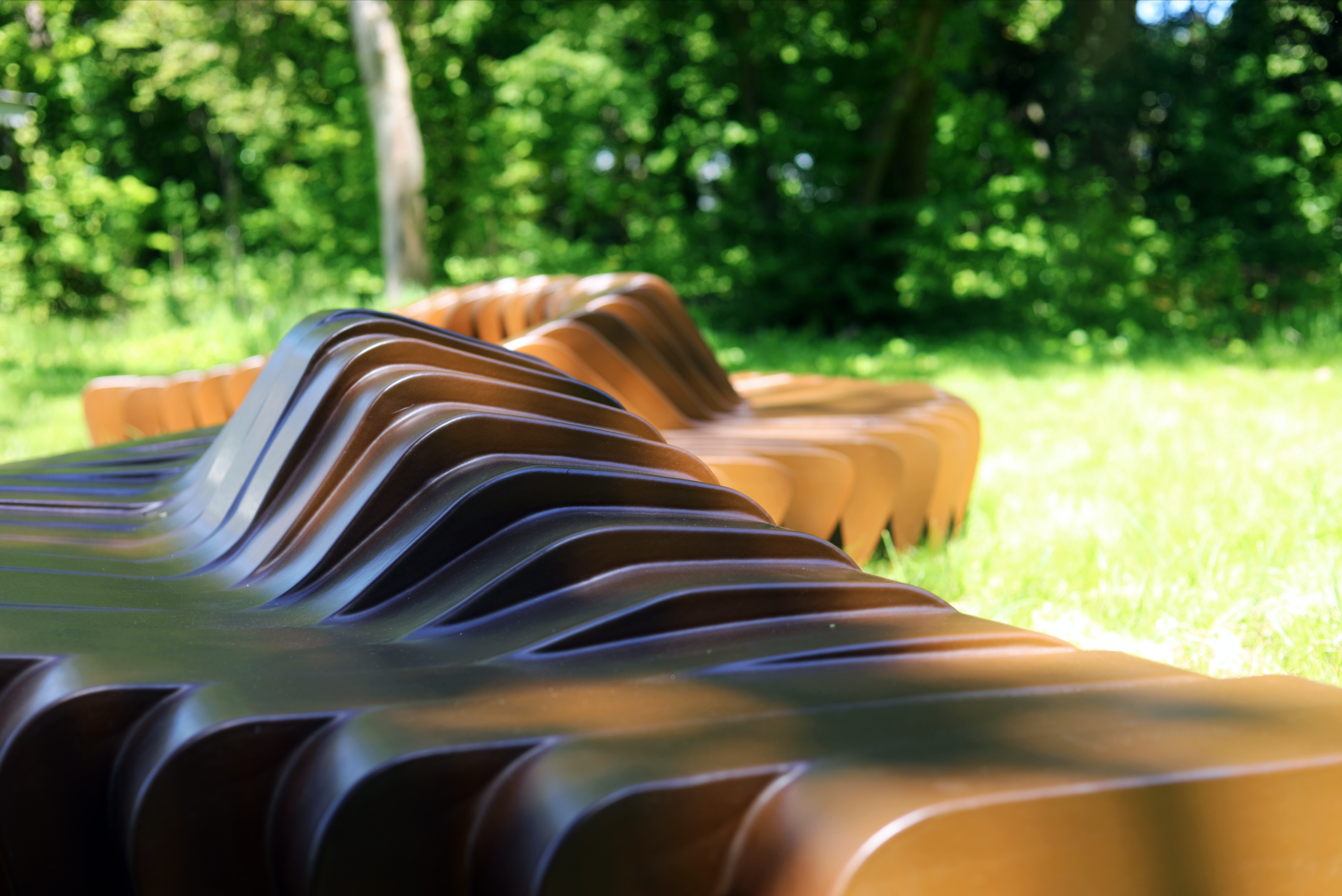 Exceptional outdoor sofa, "Cliffy 6000" designed by RAINER MUTSCH