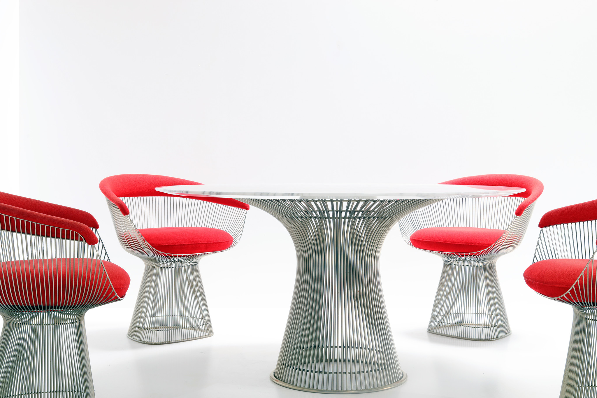 RARE WARREN PLATNER SET FOR KNOLL.