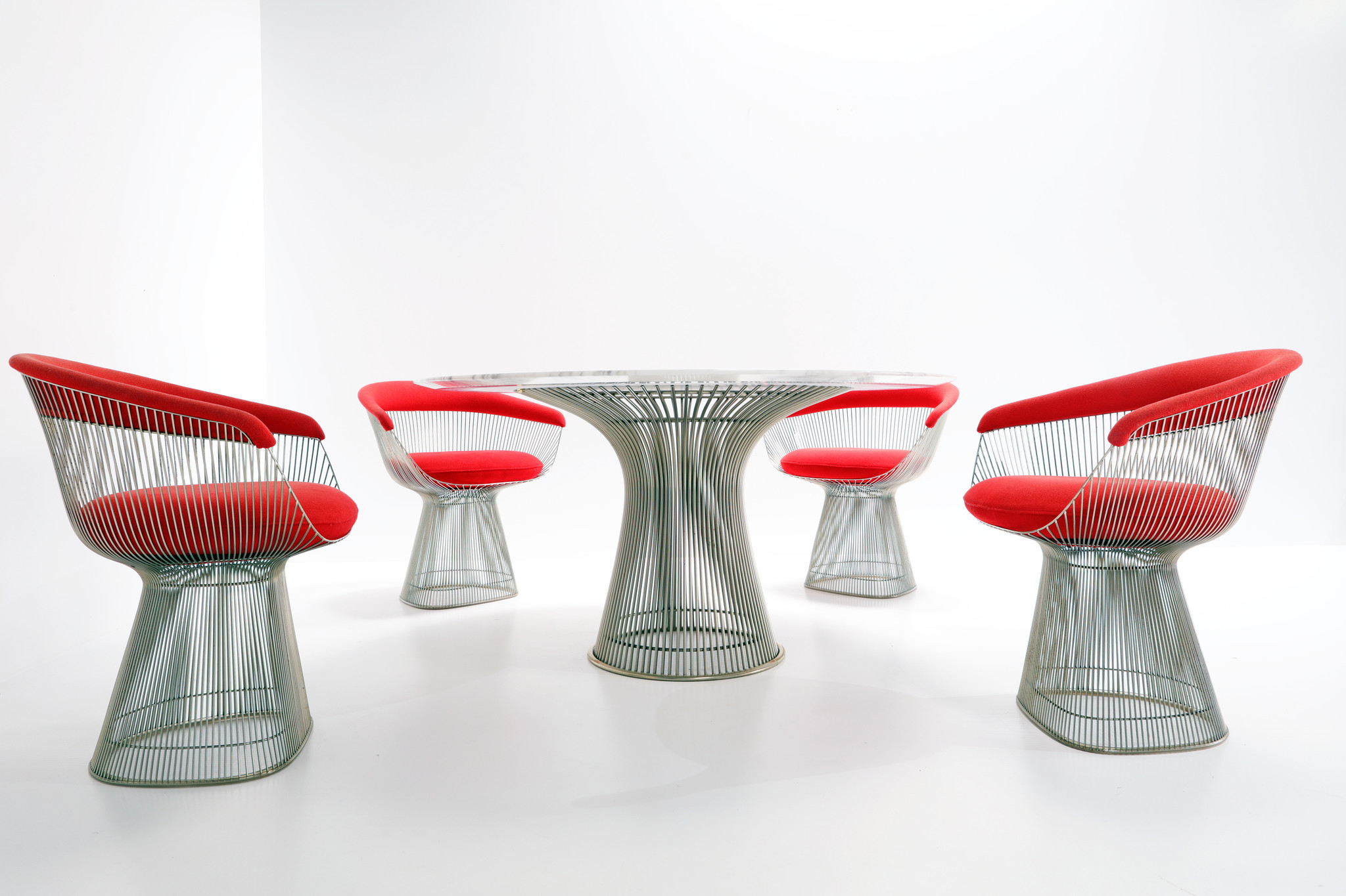 RARE WARREN PLATNER SET FOR KNOLL.