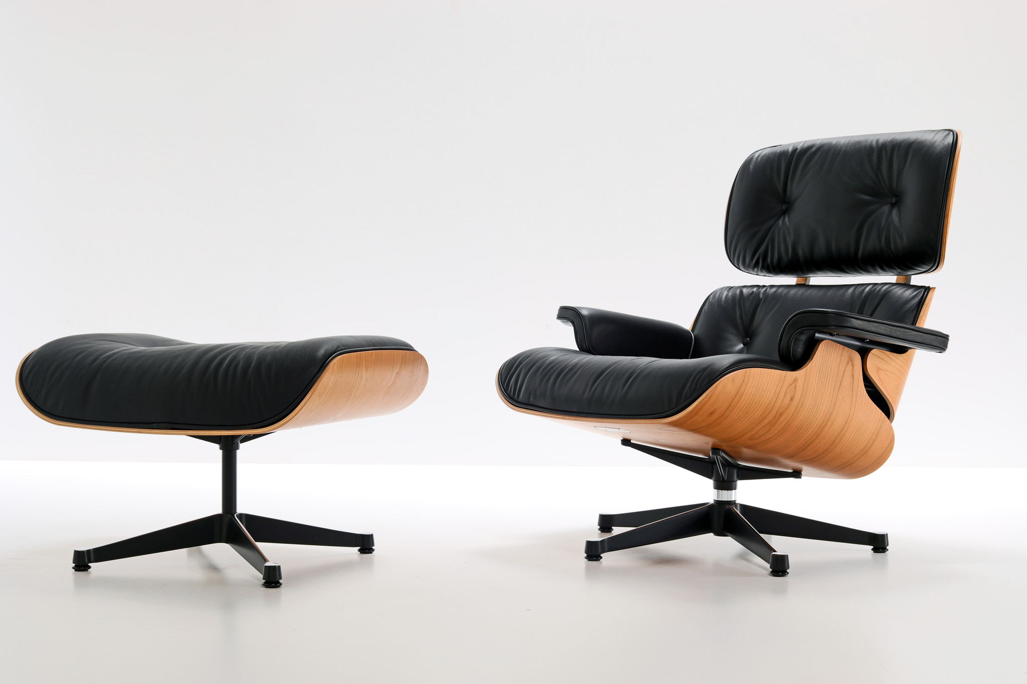 EAMES LOUNGE CHAIR & OTTOMAN VITRA, édition XL