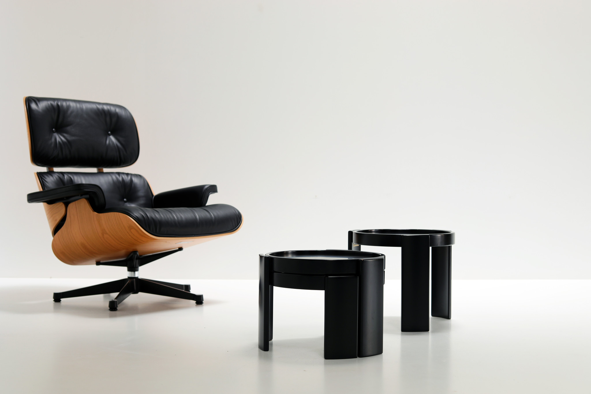 SET DE TABLE BASSE GIANFRANCO FRATTINI POUR CASSINA, 1966