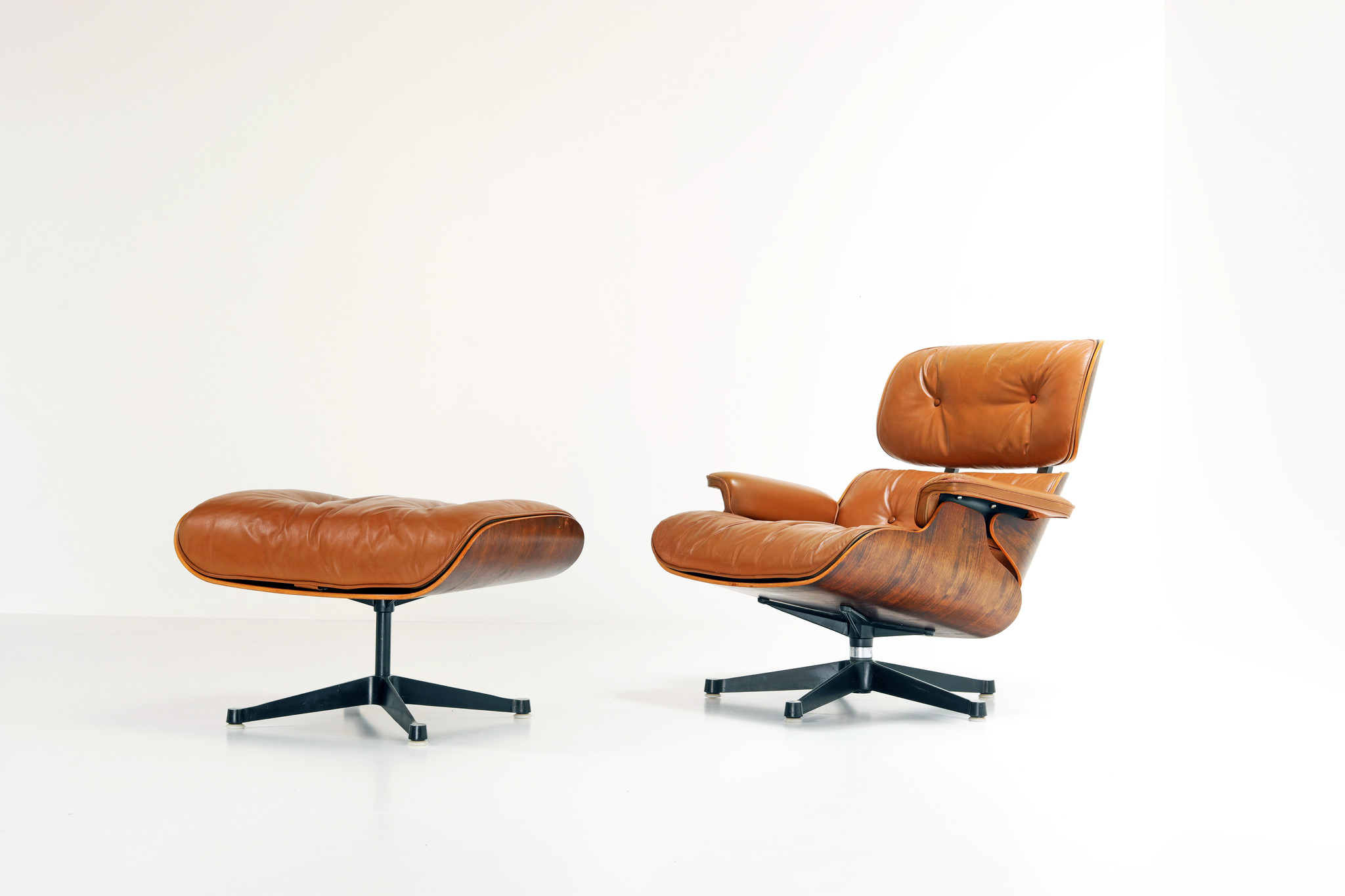 Fauteuil lounge vintage Eames 1973