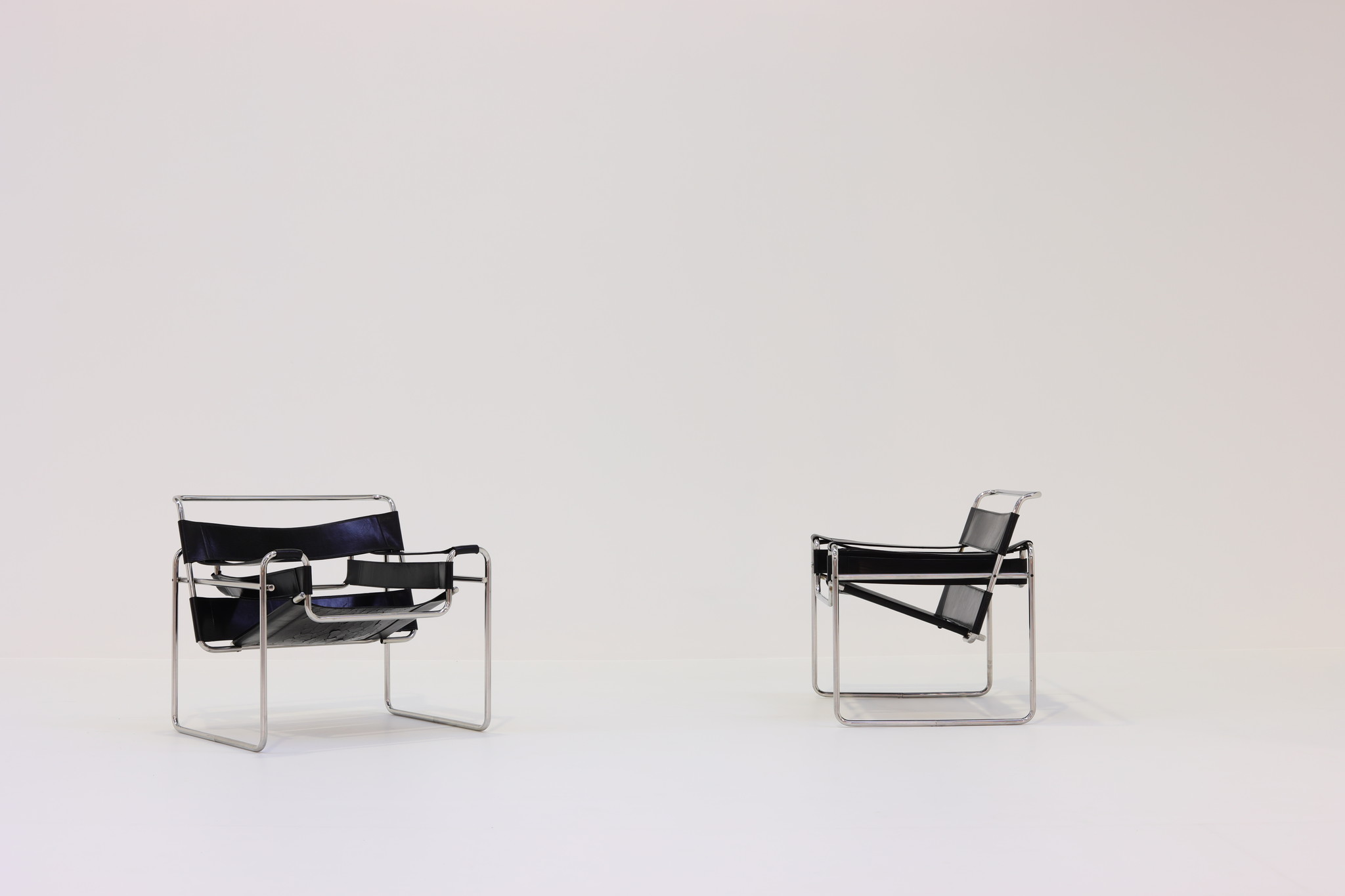 Chaises Wassily Vintage par Marcel Breuer pour Gavina