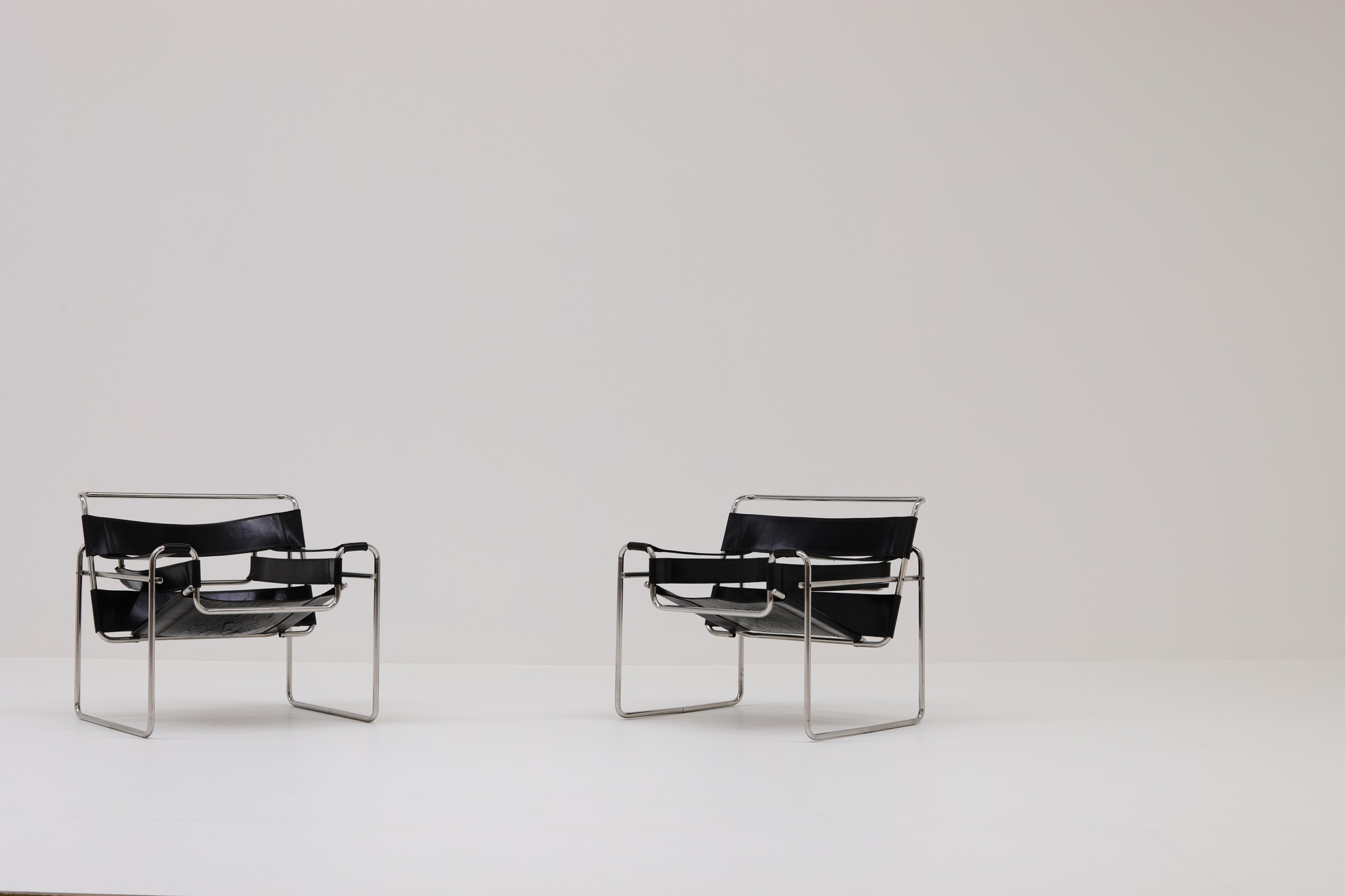 Chaises Wassily Vintage par Marcel Breuer pour Gavina