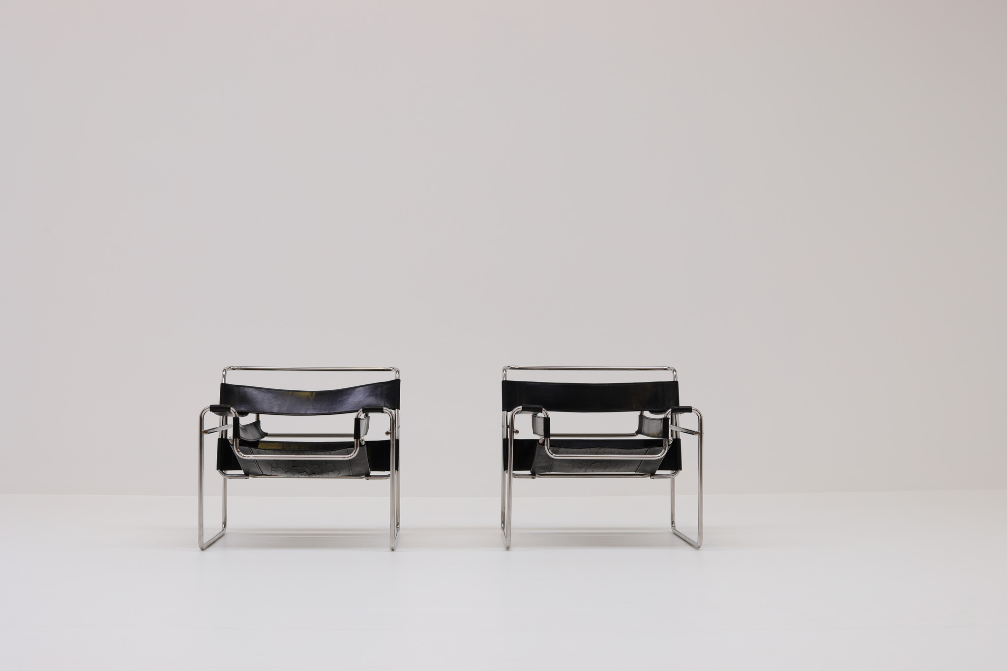 Chaises Wassily Vintage par Marcel Breuer pour Gavina