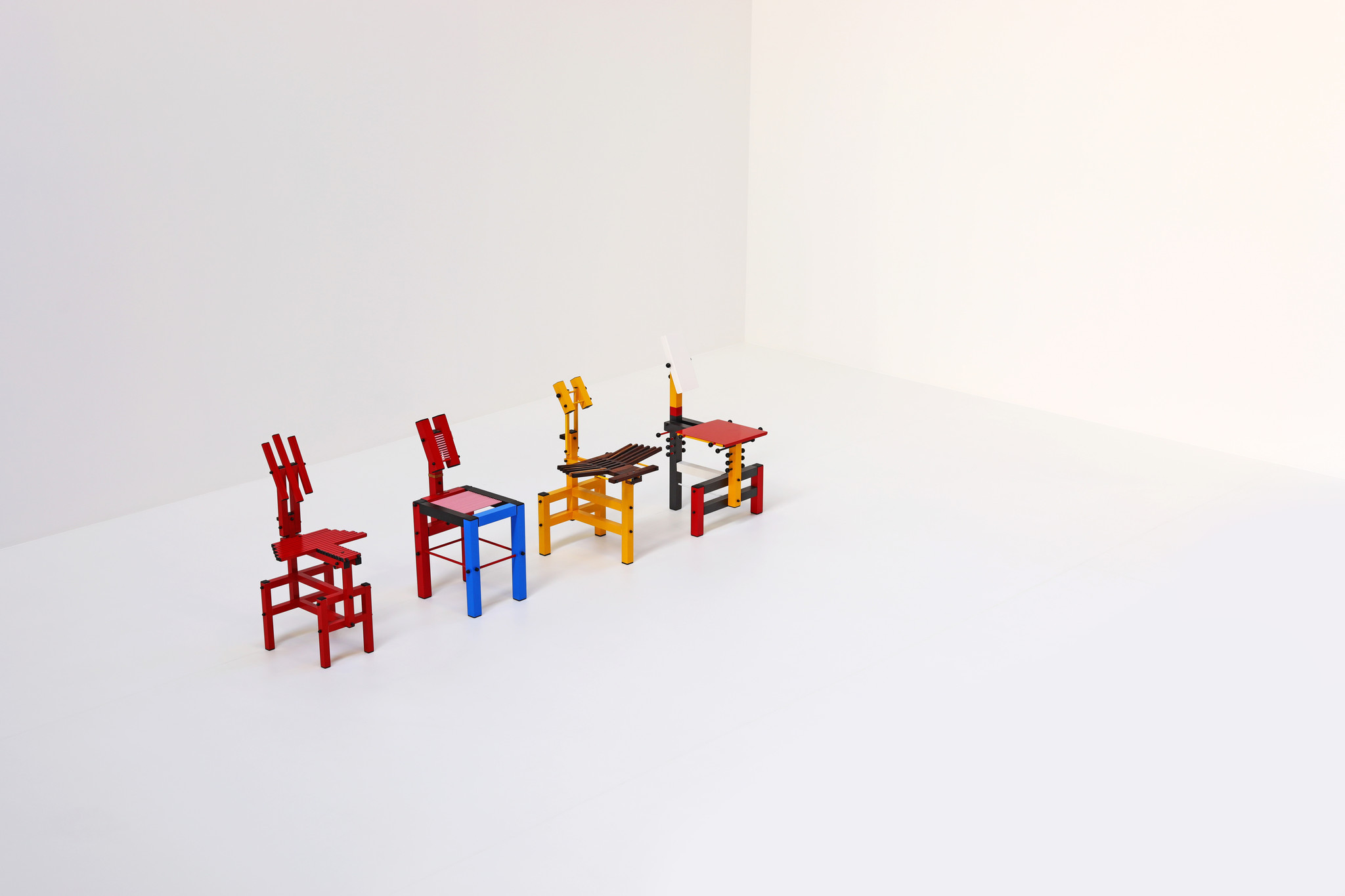 Sculptural Dining Chairs by Anacleto Spazzapan