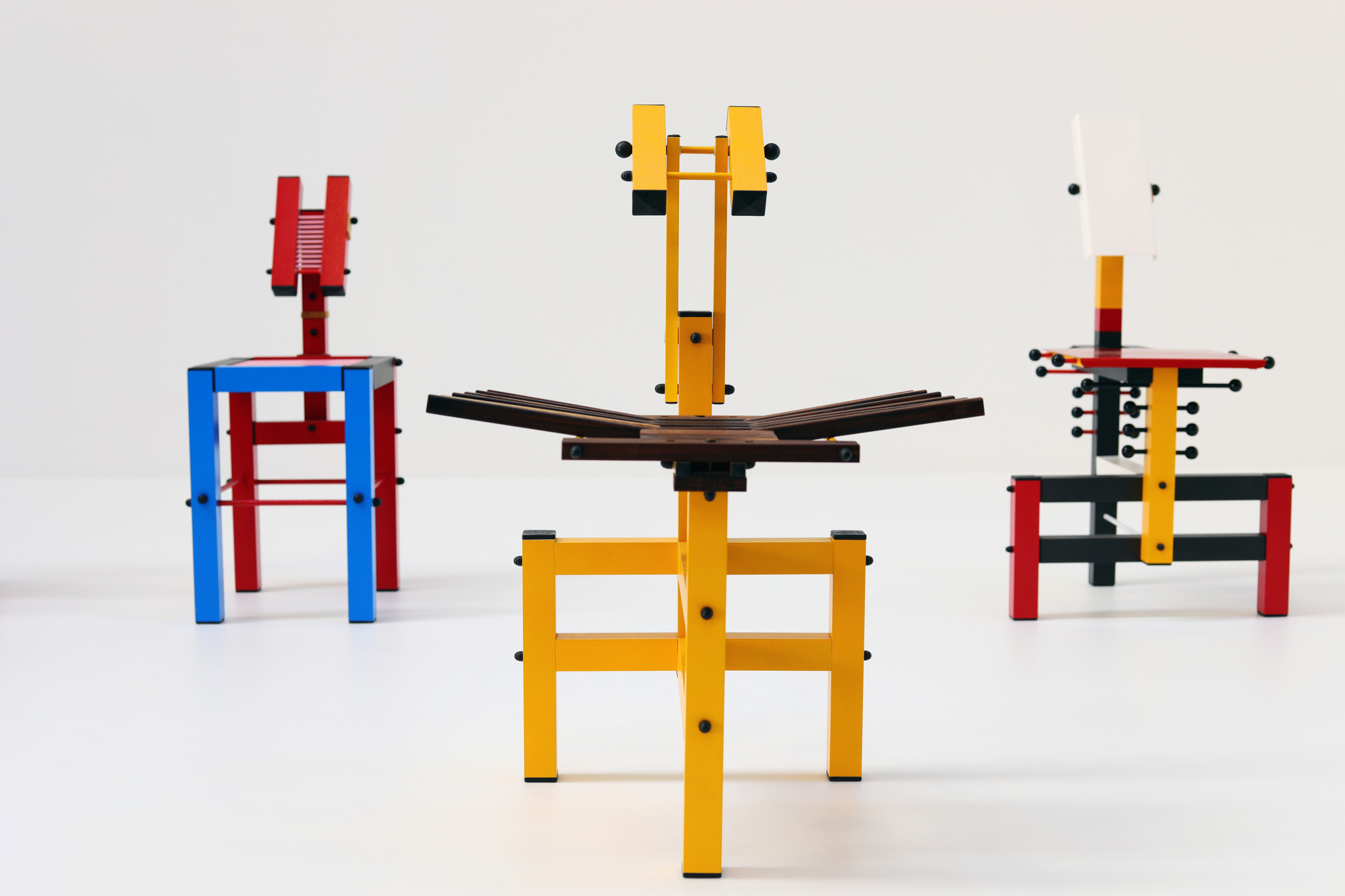 Chaises de salle à manger sculpturales par Anacleto Spazzapan