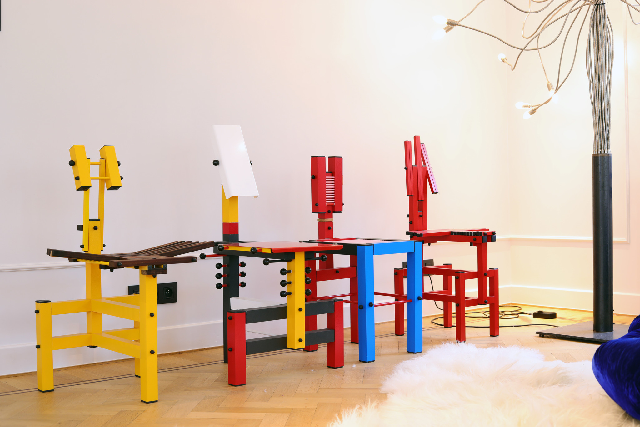 Chaises de salle à manger sculpturales par Anacleto Spazzapan