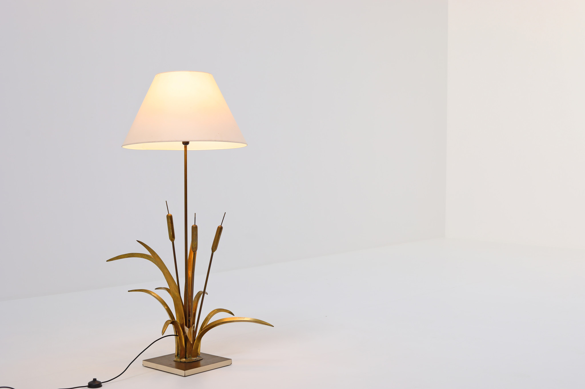 rare Maison Jansen floor lamp designed by Christian Téchoueyres