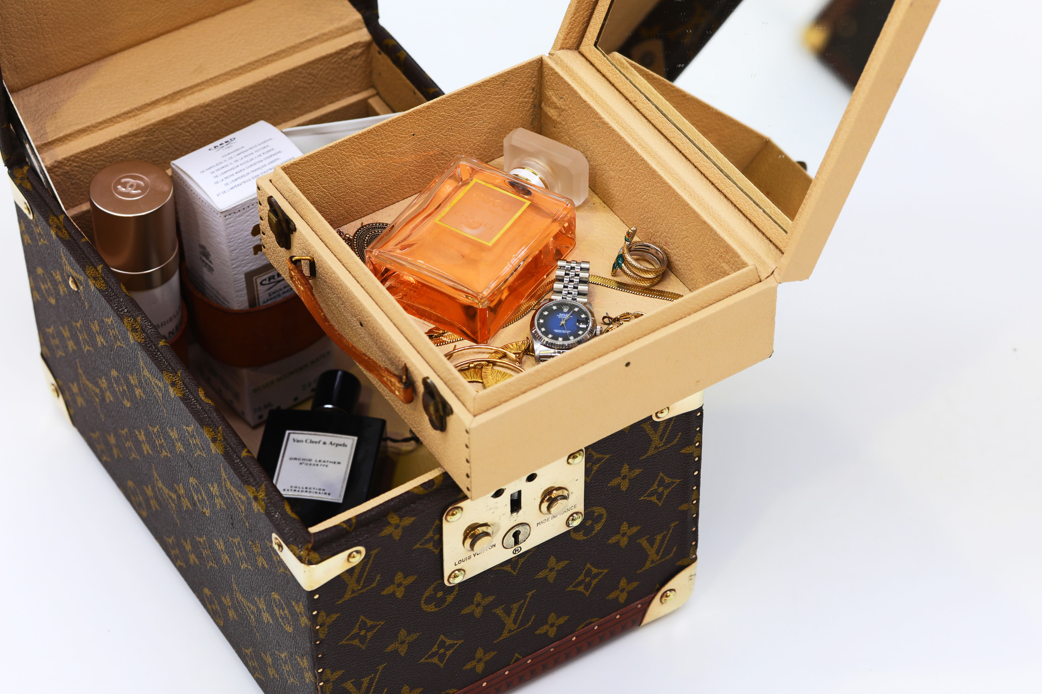 LV Box with Orchids