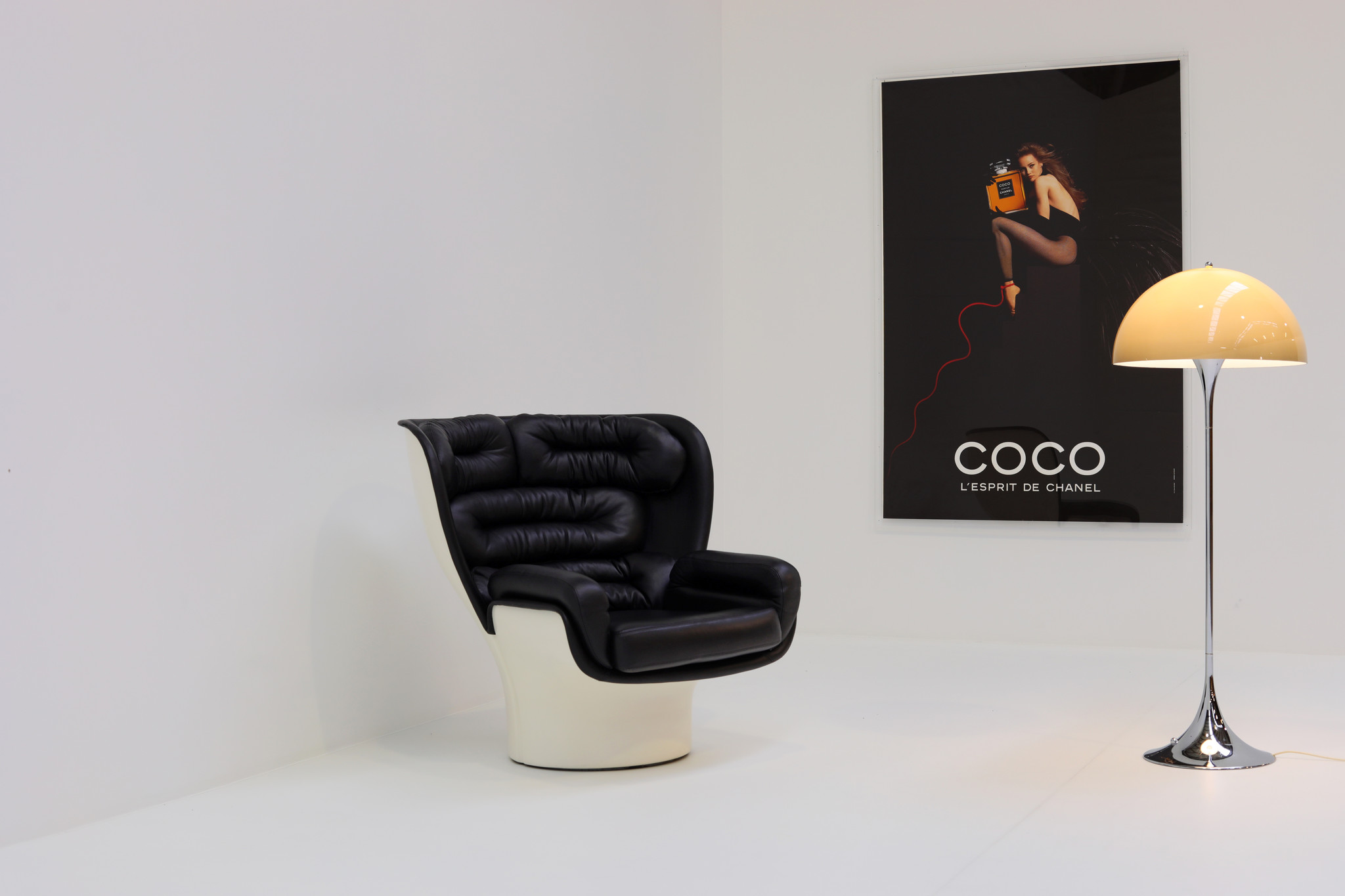 ORIGINELE XXL AFFICHE COCO L'ESPRIT CHANEL, 1991