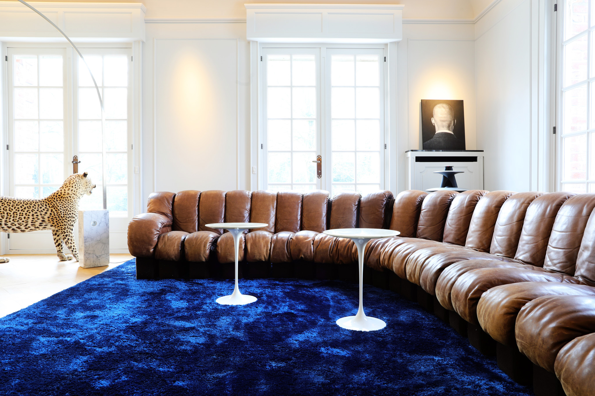 The iconic "Snake sofa" De Sede DS600