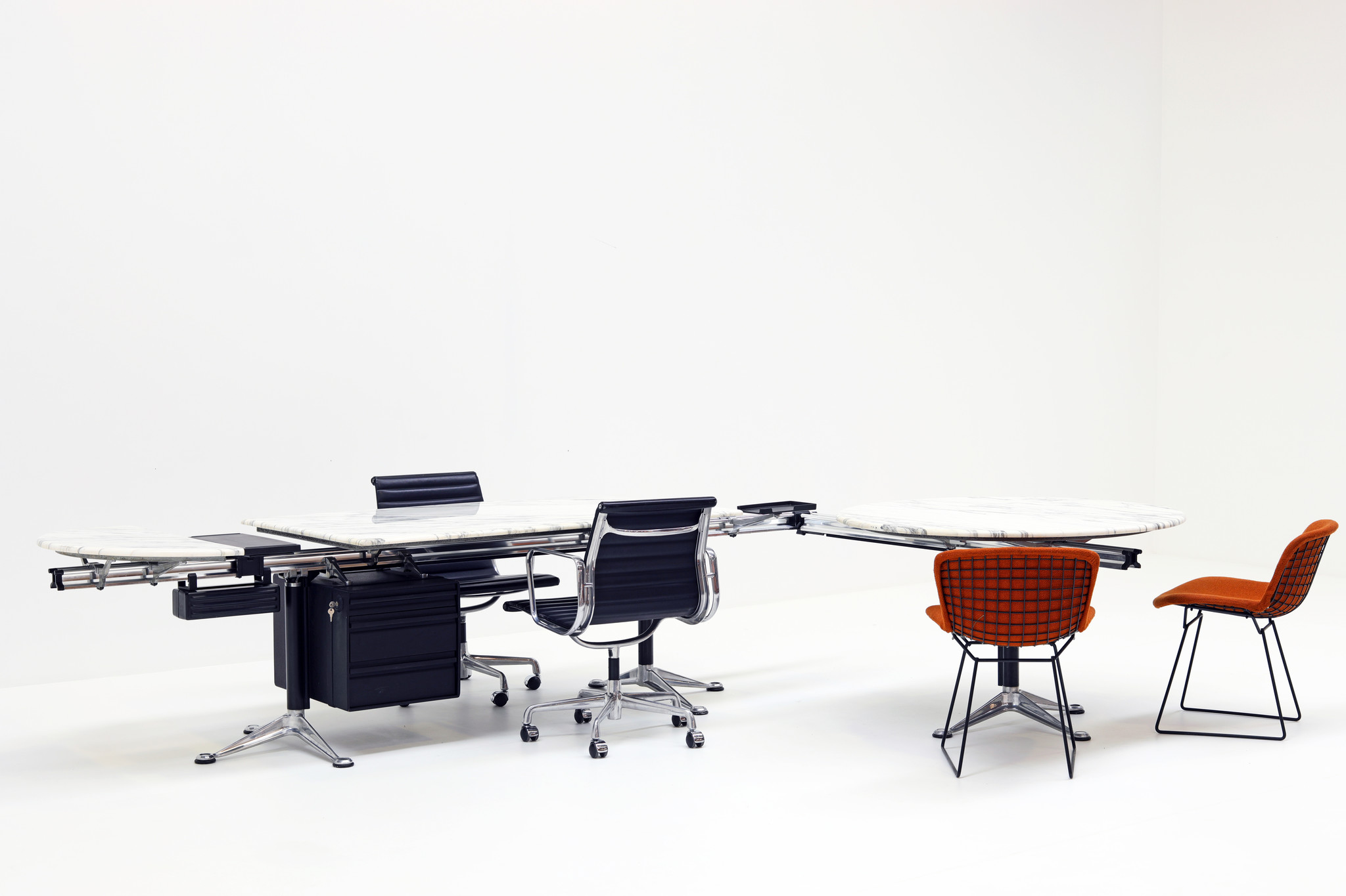 Bruce Burdick's executive desk by Herman Miller