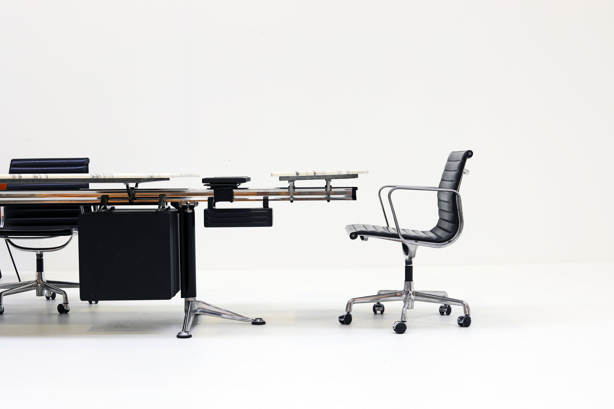 Bruce Burdick's executive desk by Herman Miller