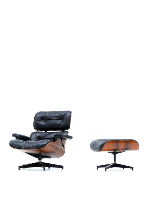 Chaise longue et pouf Eames