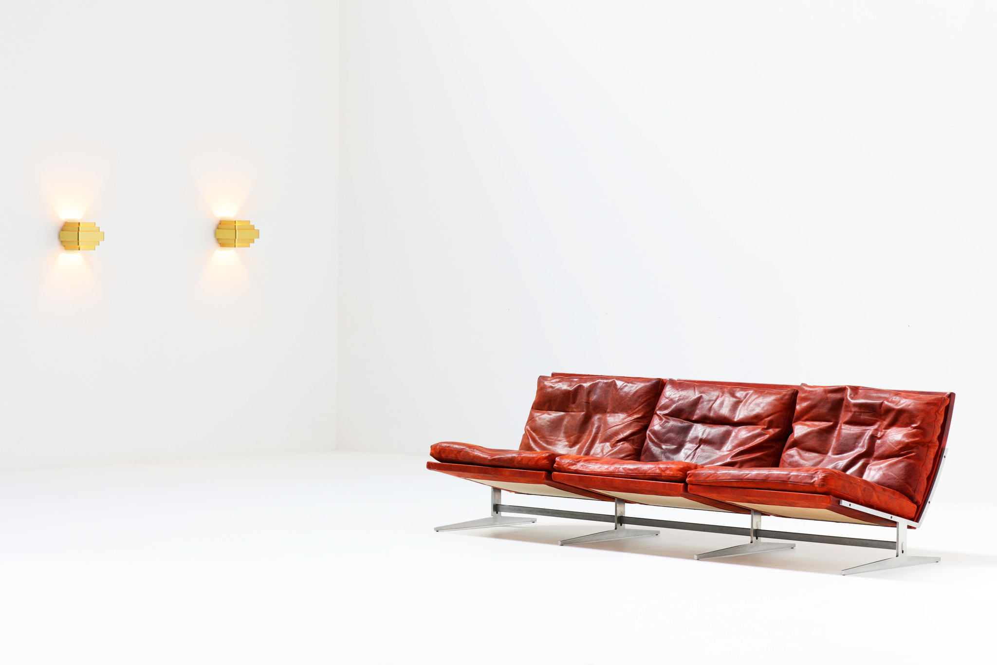 Sofa B0-563  by jørgen kastholm and preben fabricius for  BO-EX, 1960's