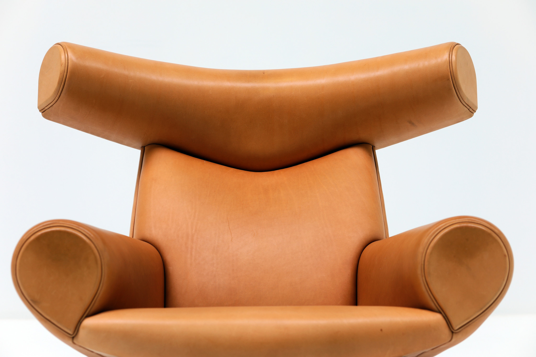 Fauteuil Ox et Ottomane par Hans Wegner pour Erik Jorgensen