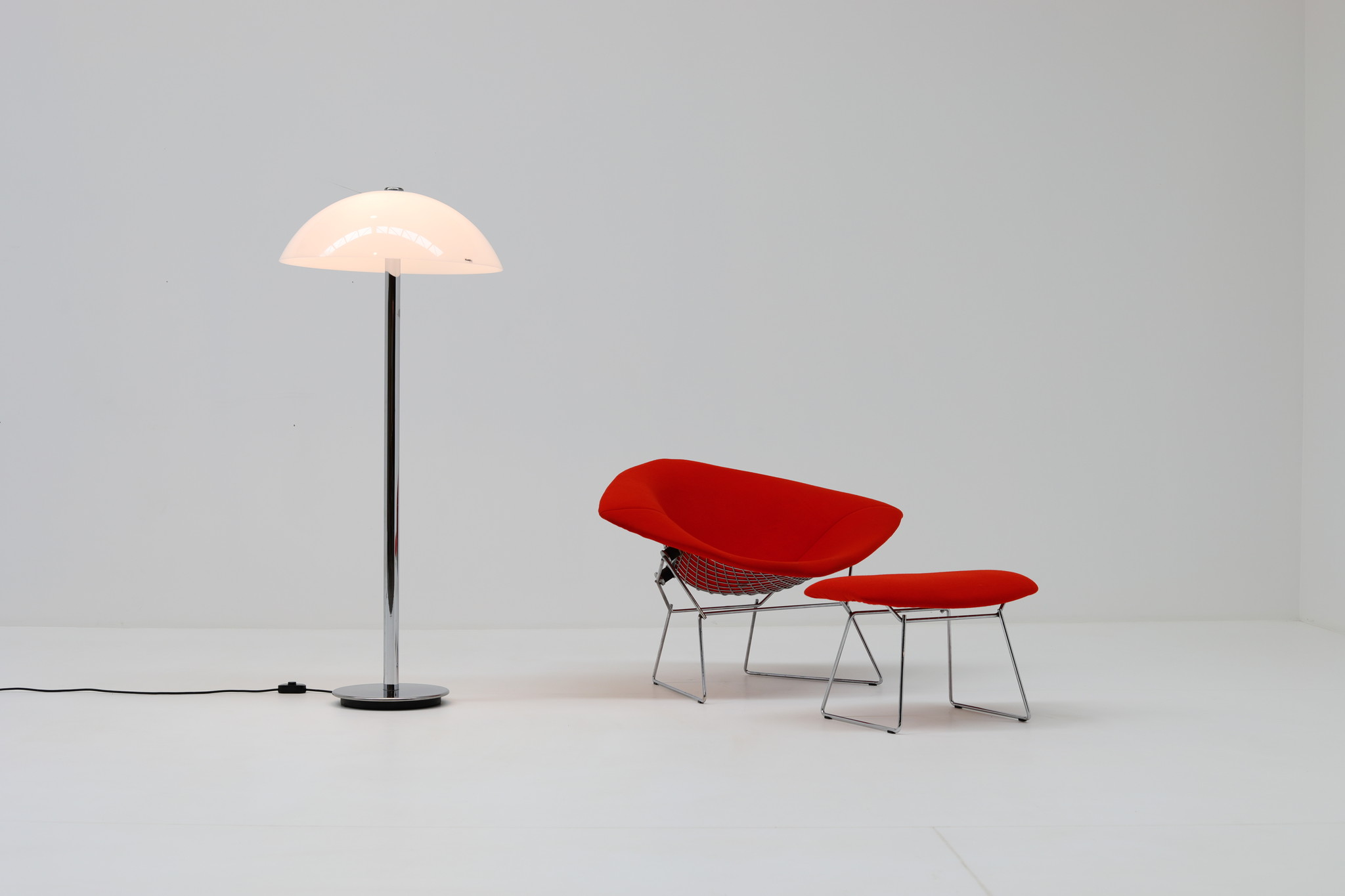 Lampadaire champignon par Iguzzini, 1970