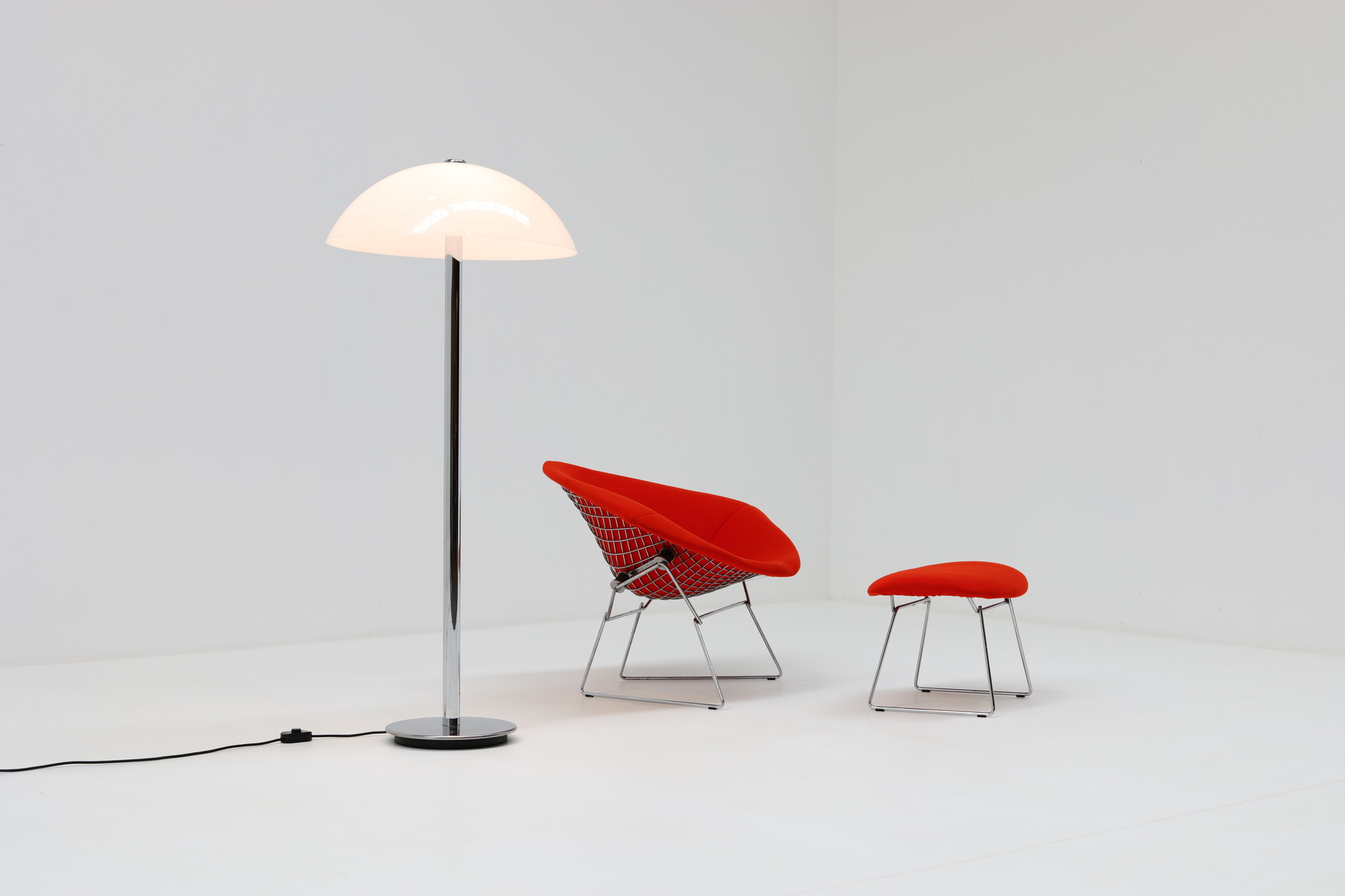 Lampadaire champignon par Iguzzini, 1970