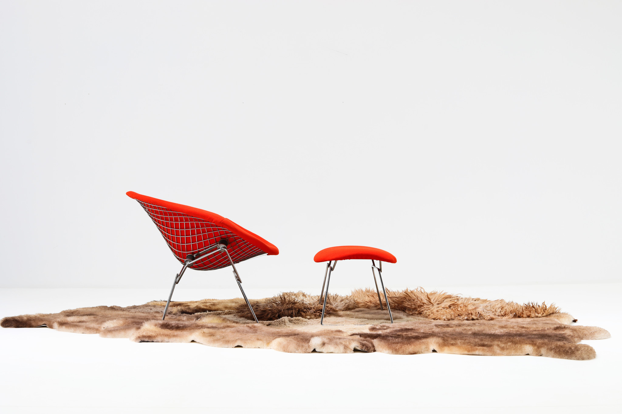 Chaise Diamond "large" par Harry Bertoia pour Knoll International