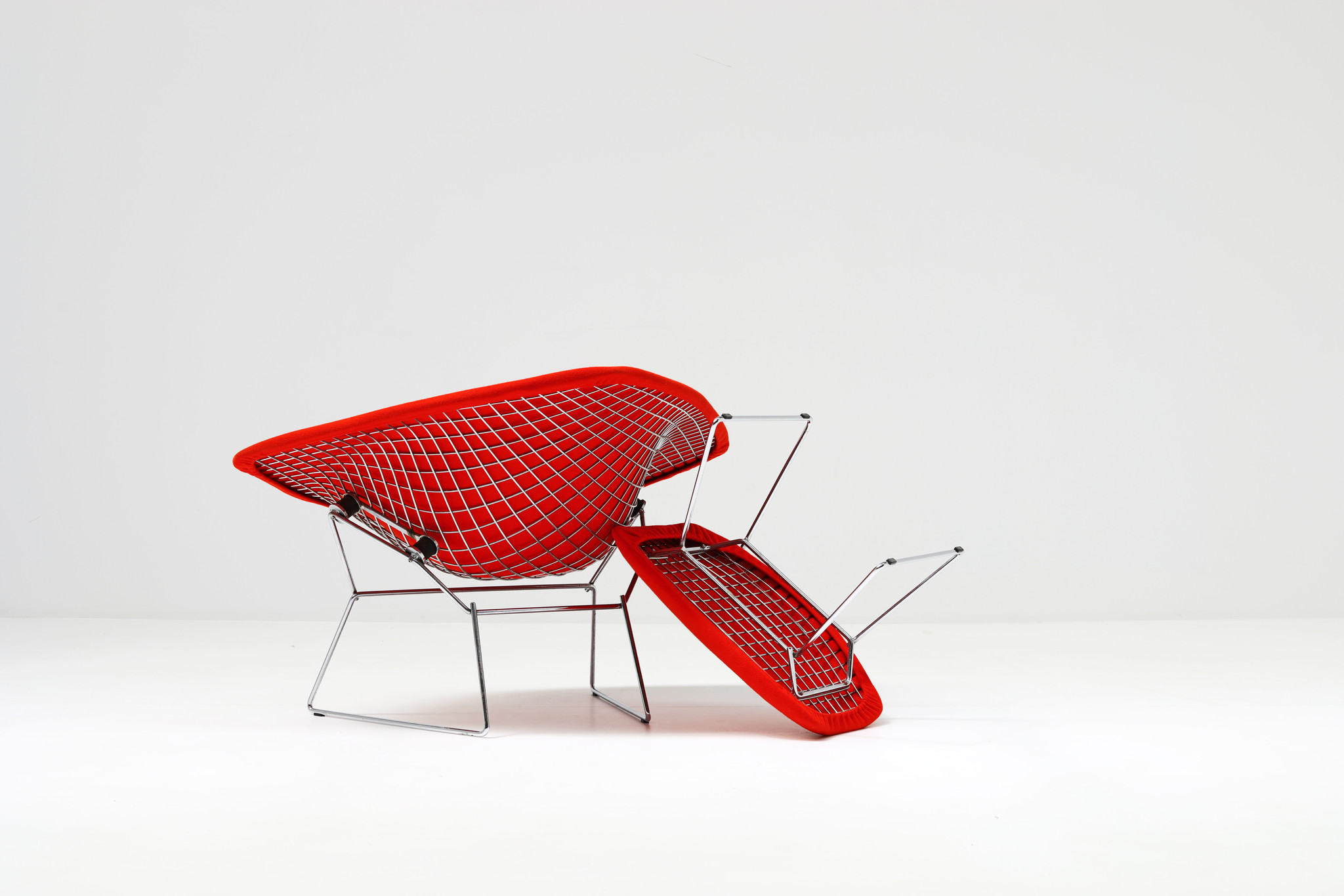 Diamond  Chair "large" van Harry Bertoia voor Knoll International