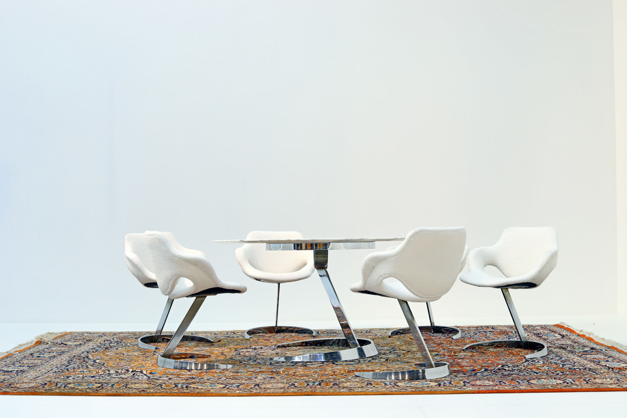 Ensemble de salle à manger par Boris Tabacoff pour Mobilier Modulaire Moderne, années 1970