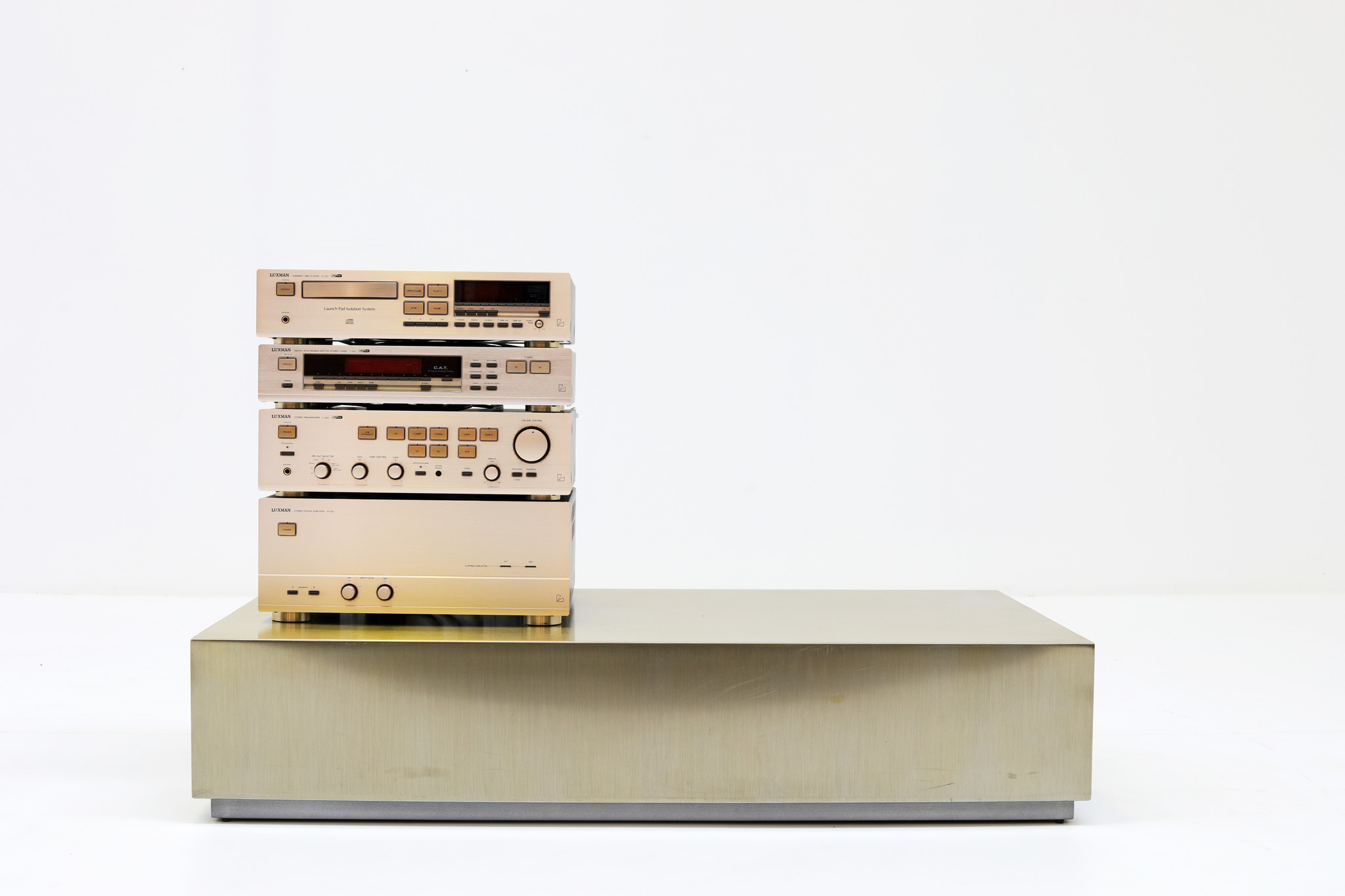 Luxman stereo "300 GOLD Series" tower, 1990s