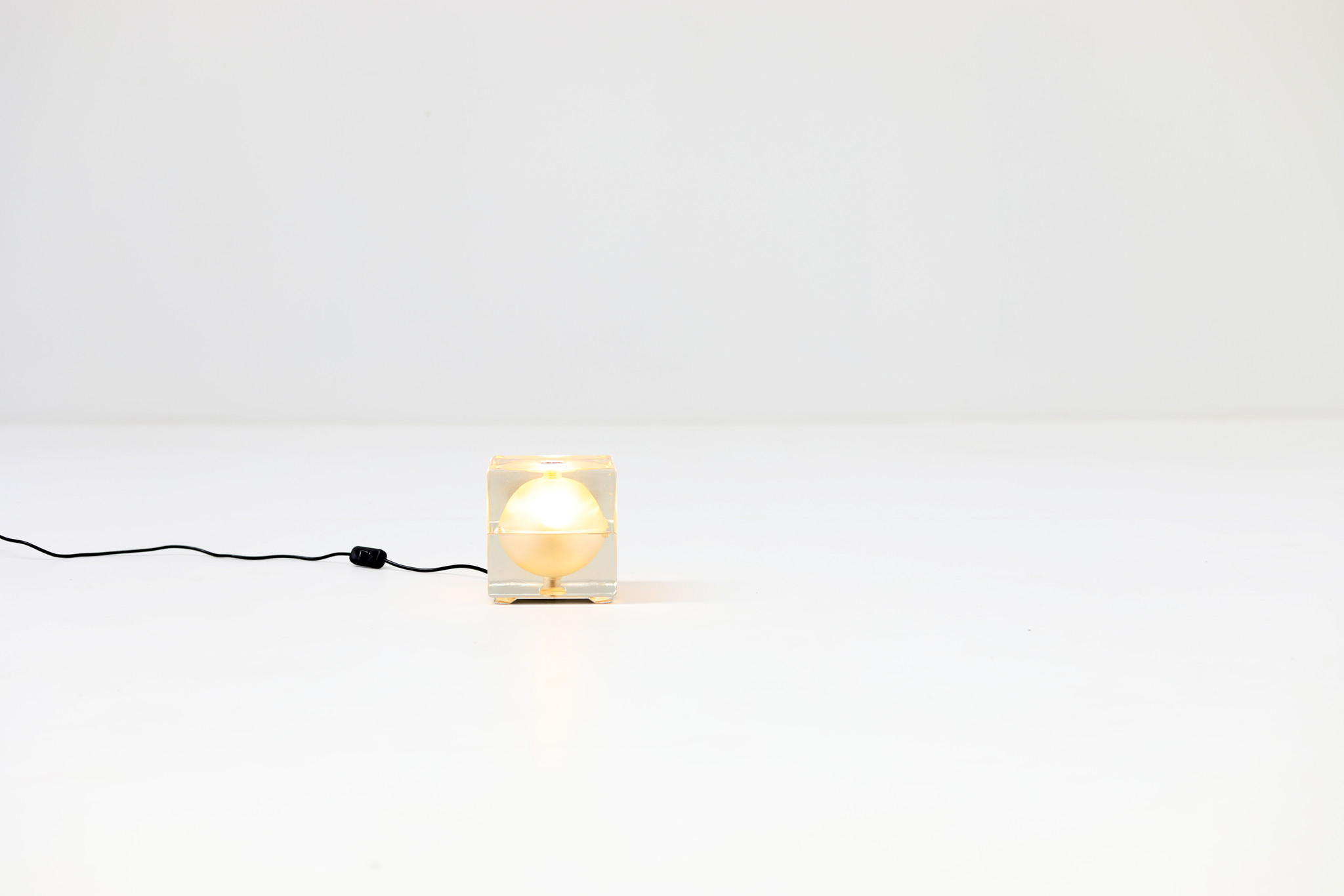 Cubosphere Table Lamp designed by Alessandro Mendini