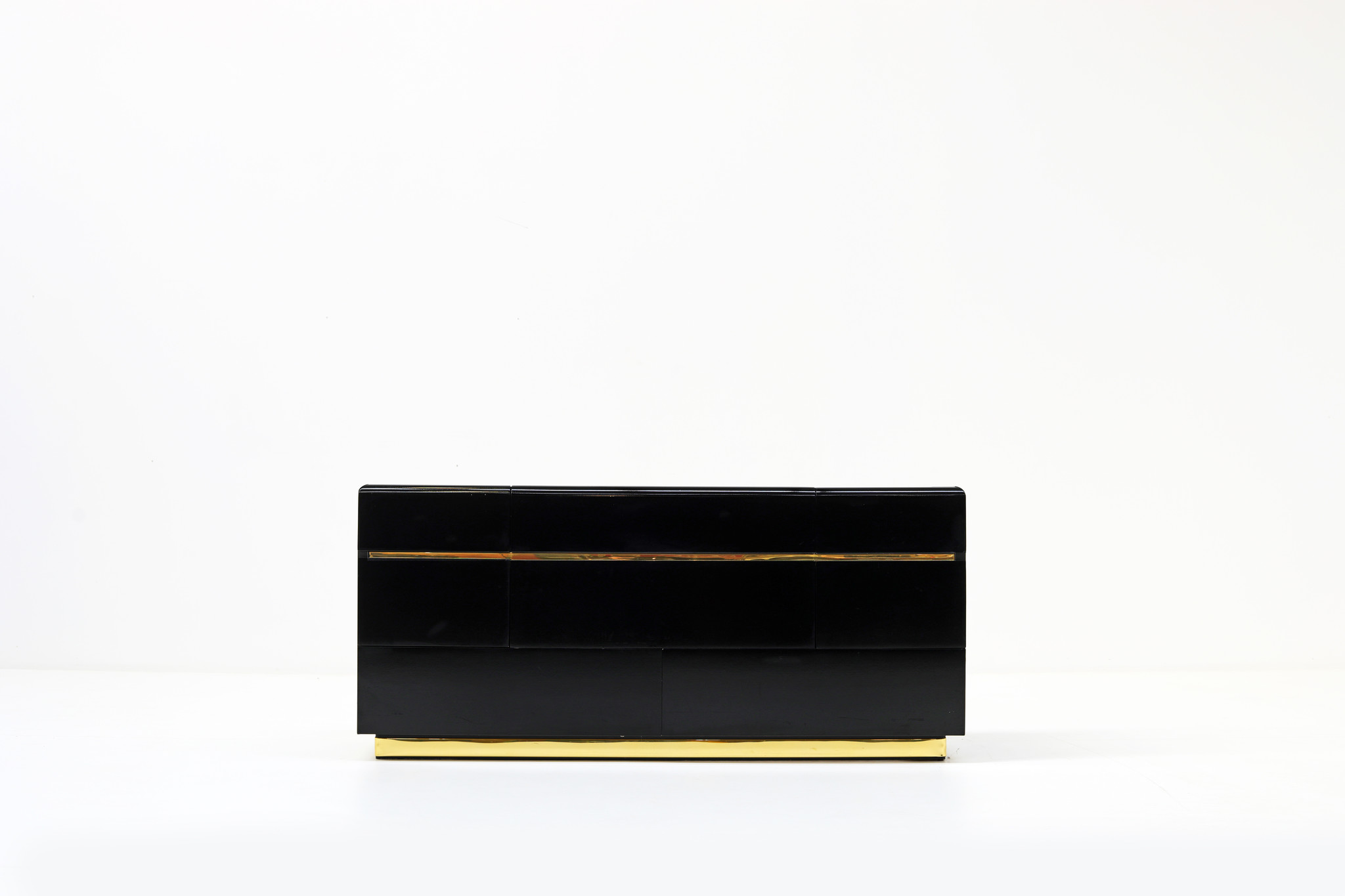 Black lacquered sideboard, 1970's