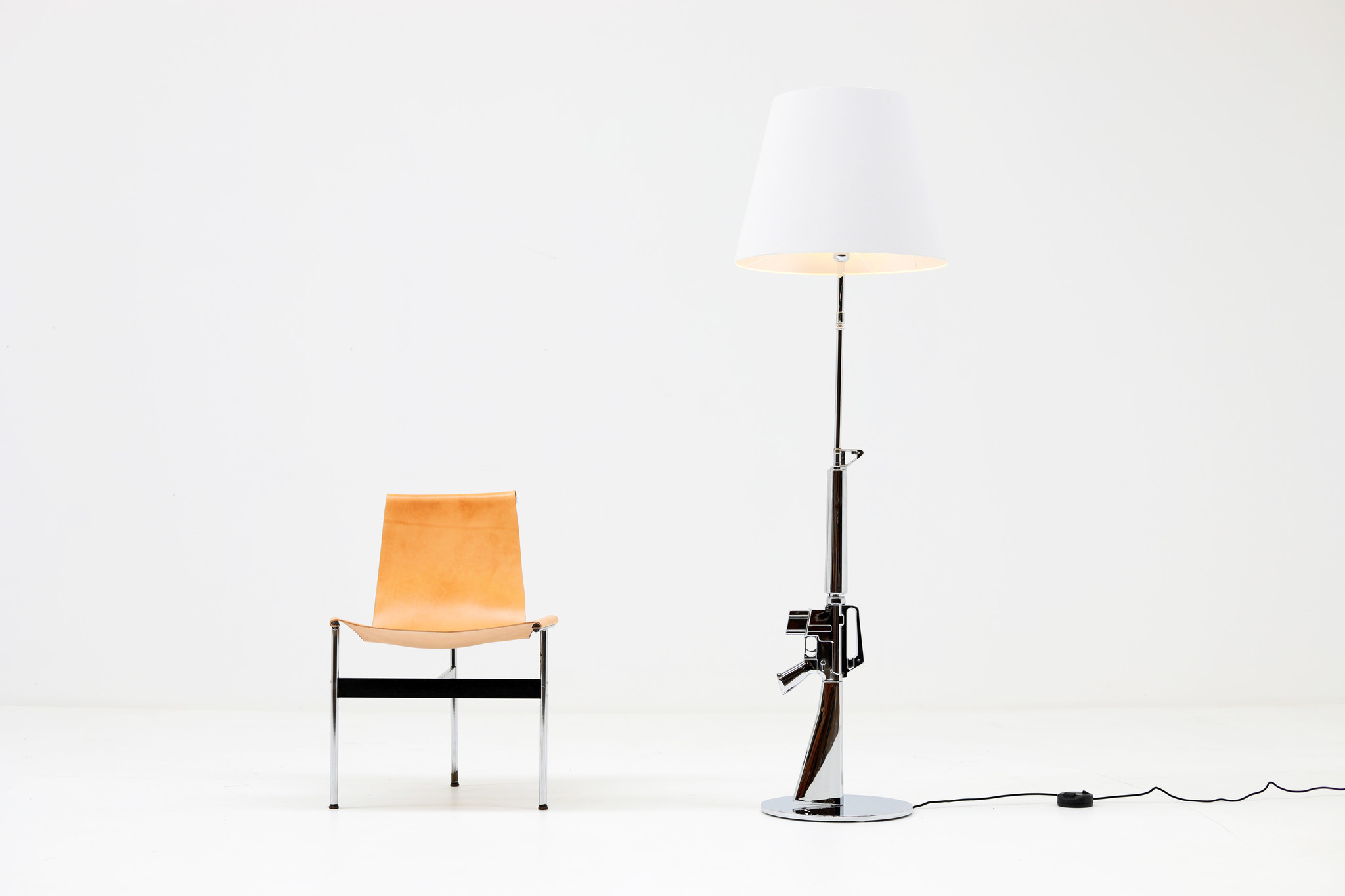 Gun floor lamp by Philippe Starck for FLOS