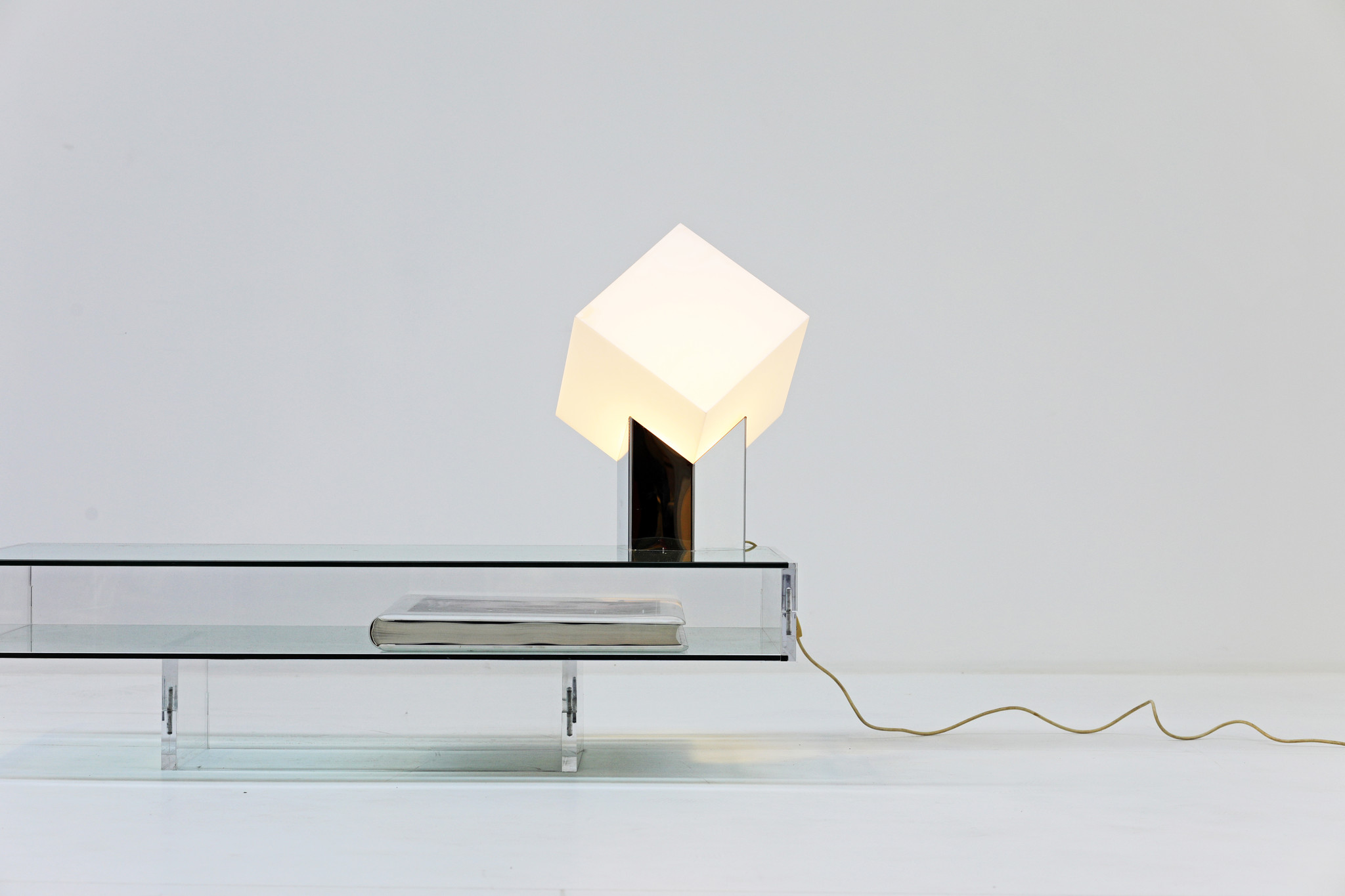 Lampes de table Cube par Paul Driessen pour Raak, 1970