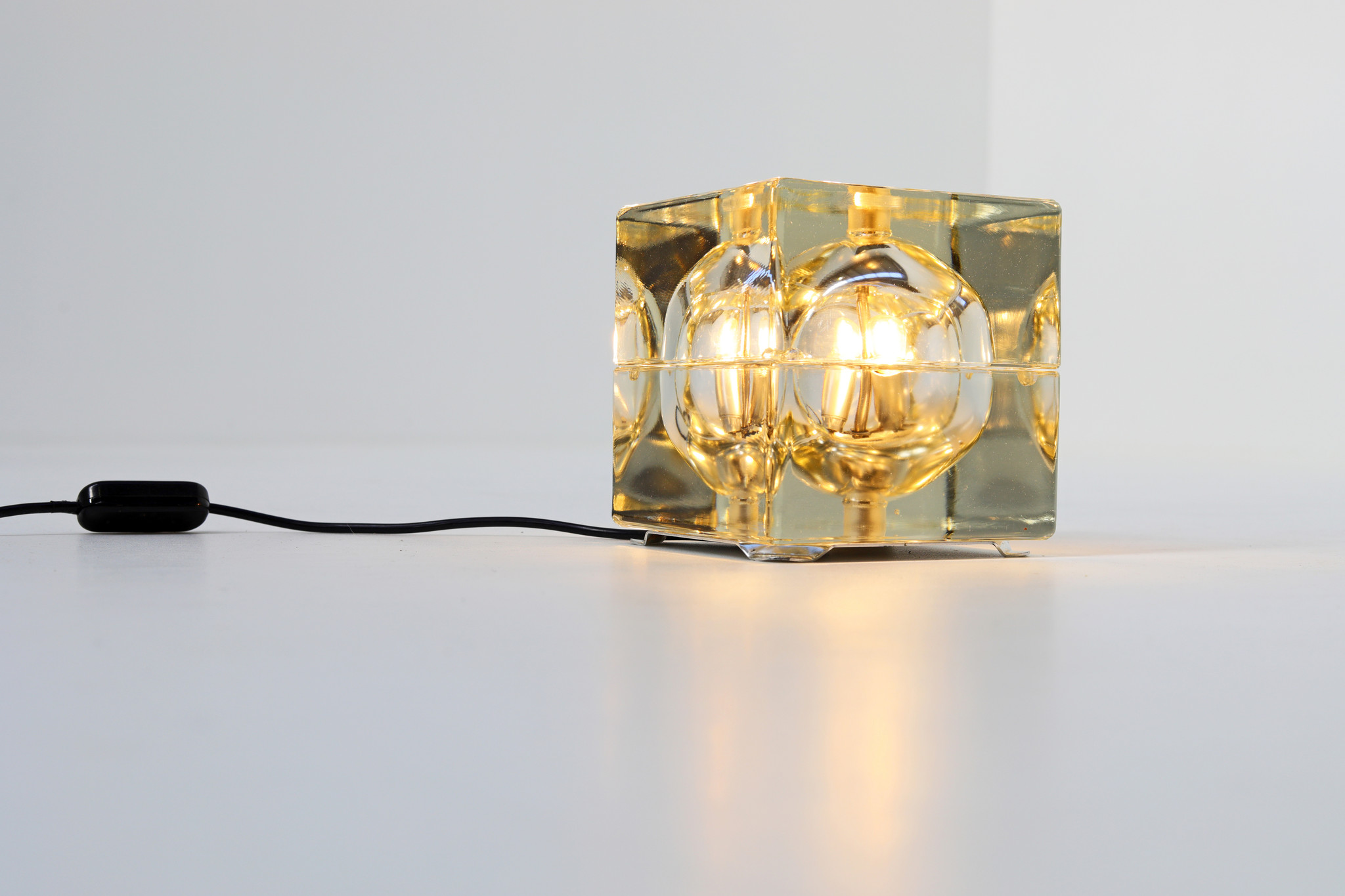 Cubosphere Table Lamp designed by Alessandro Mendini