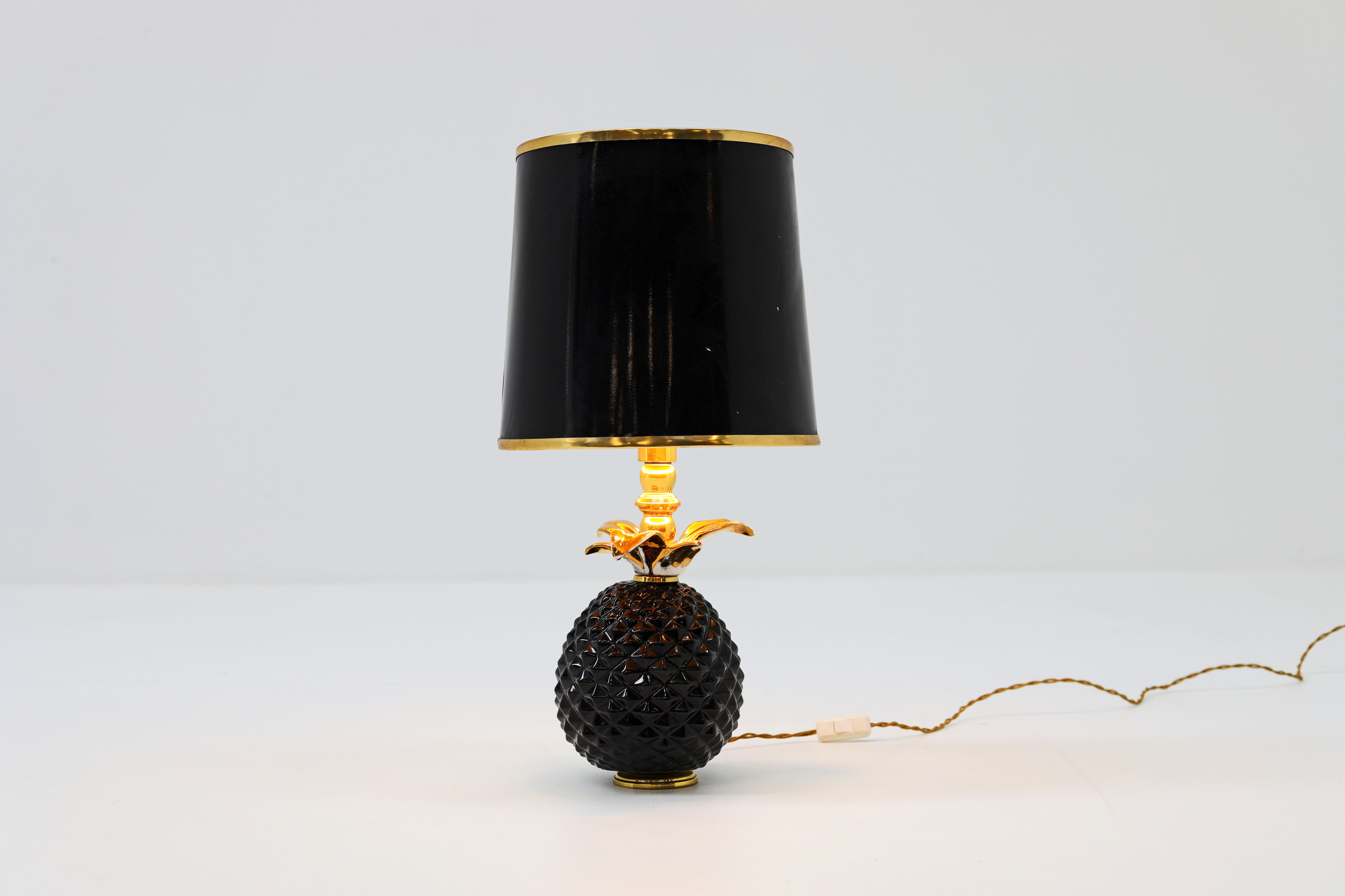 Vintage pineapple lamp, 1970's