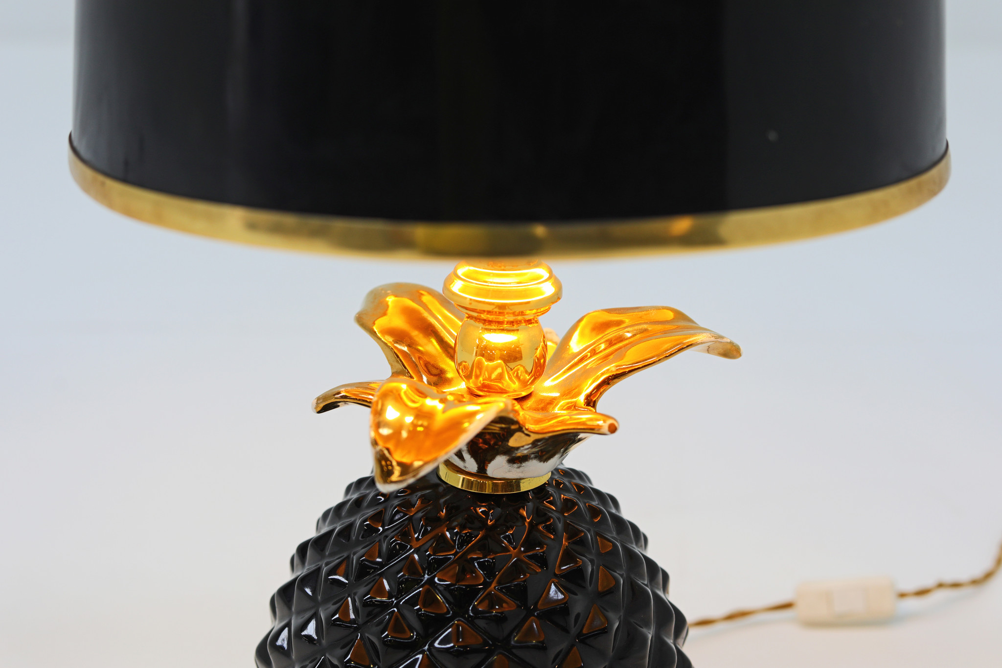 Lampe ananas vintage, 1970