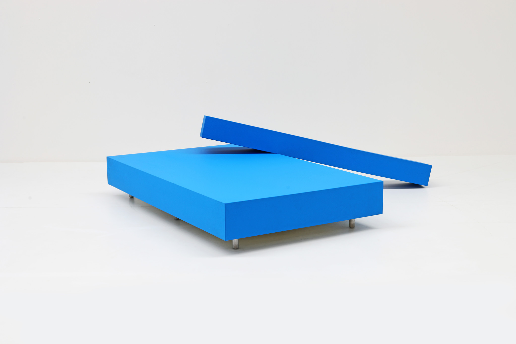 Maarten Van Severen Blue Bench for the MVS Foundation