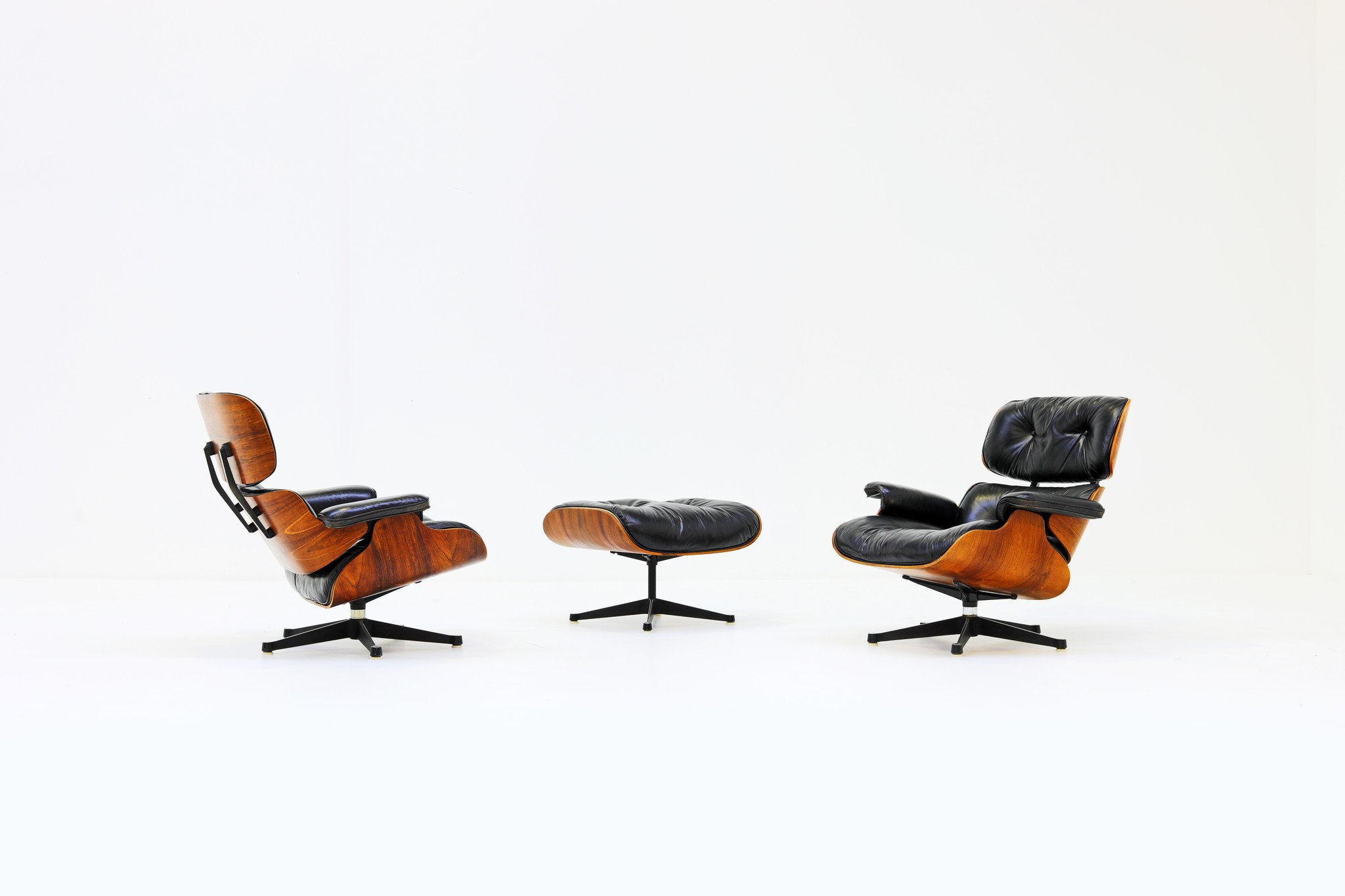 Ensemble de fauteuils Eames "Herman Miler" 1960