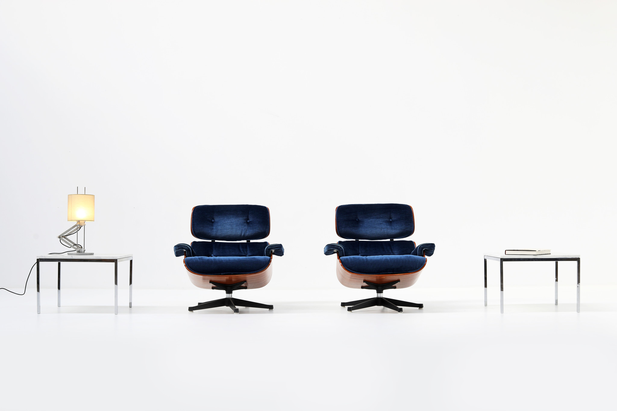 Eames Lounge Chair set "Mobilier International" 1960s