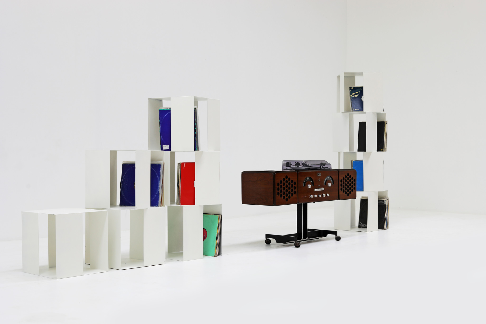 Modular record cabinet