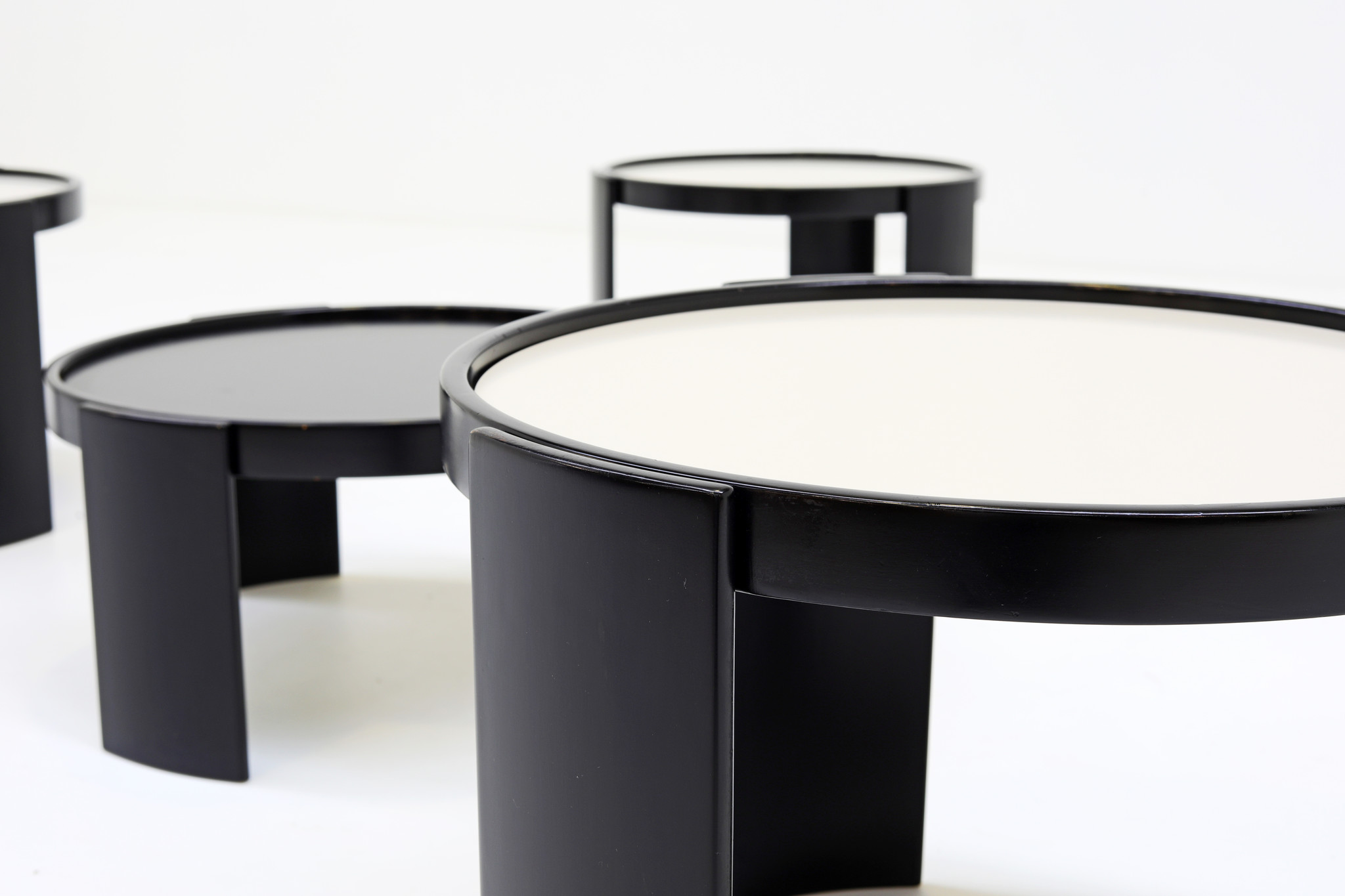 Ensemble de table basse Gianfranco Frattini pour Cassina, 1966