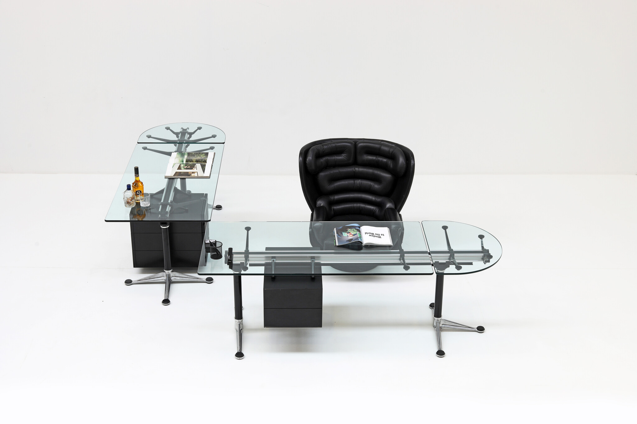 Bruce Burdick's executive desk by Herman Miller