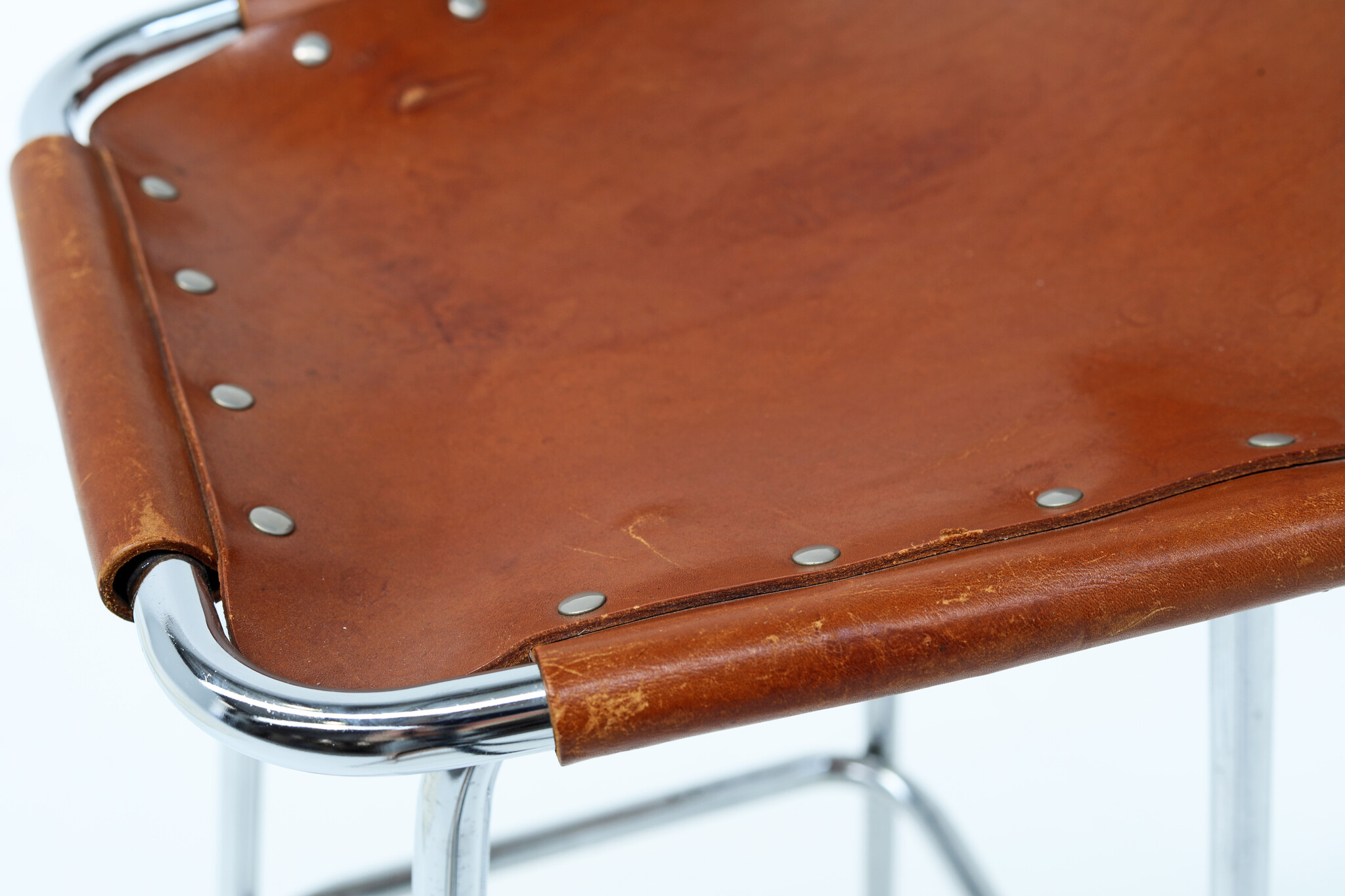 Tabouret de bar vintage Les Arcs sélectionné par Charlotte Perriand, 1960