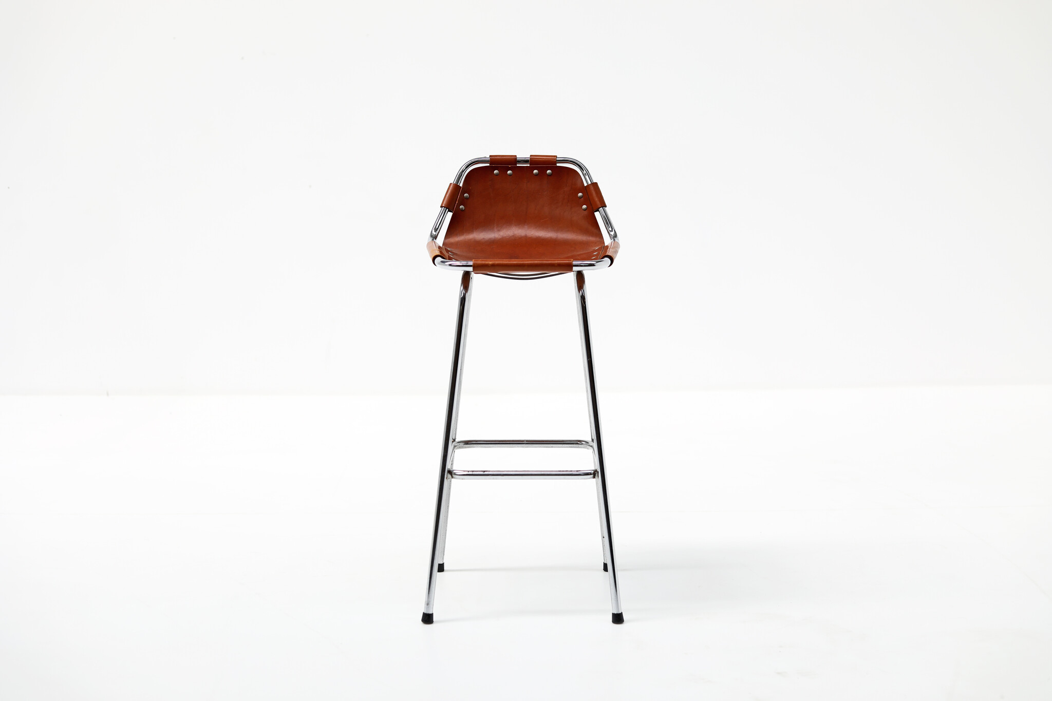 Vintage bar stool Les Arcs selected by Charlotte Perriand, 1960's