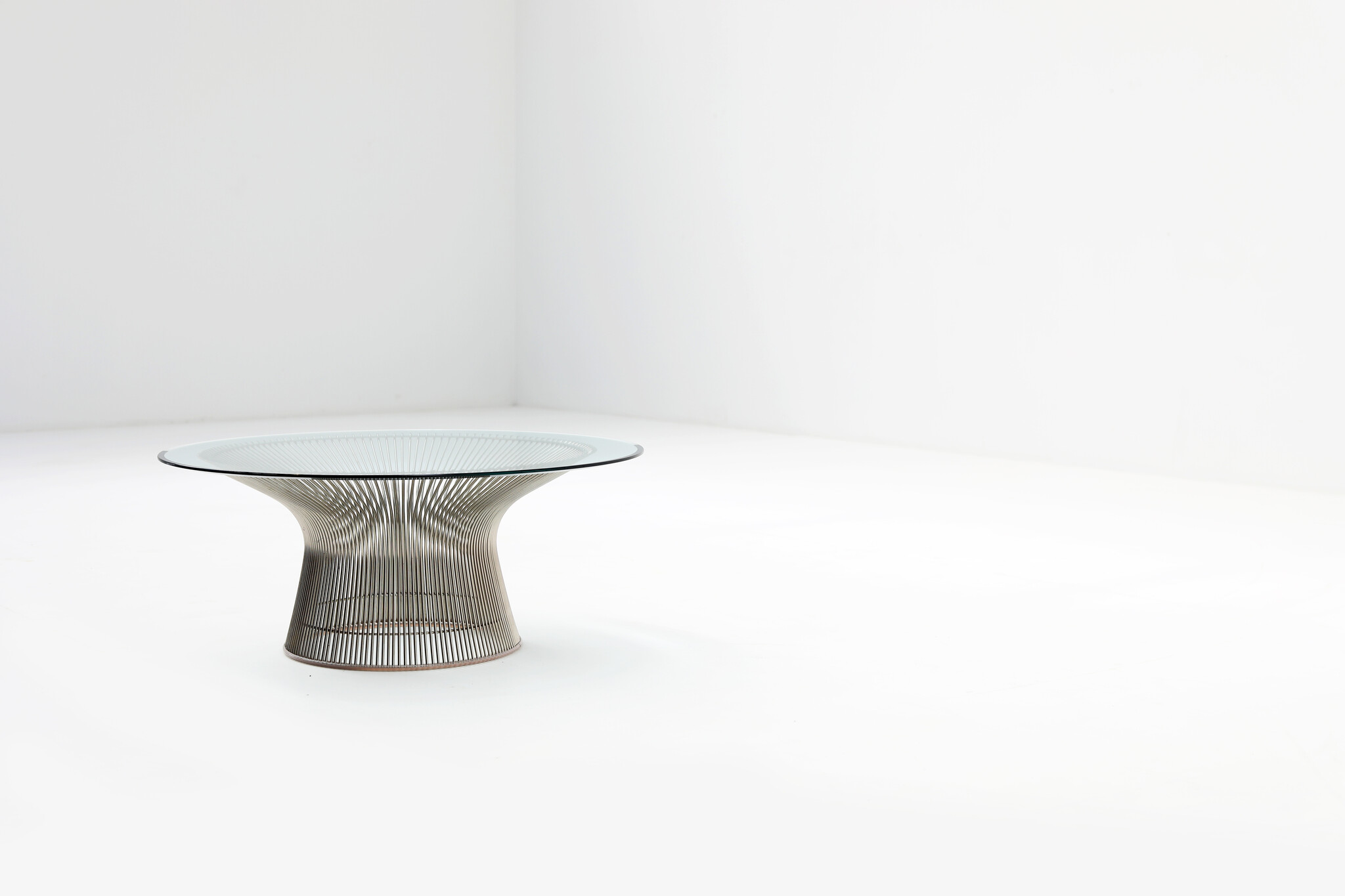 Table basse originale vintage Knoll Warren Platner