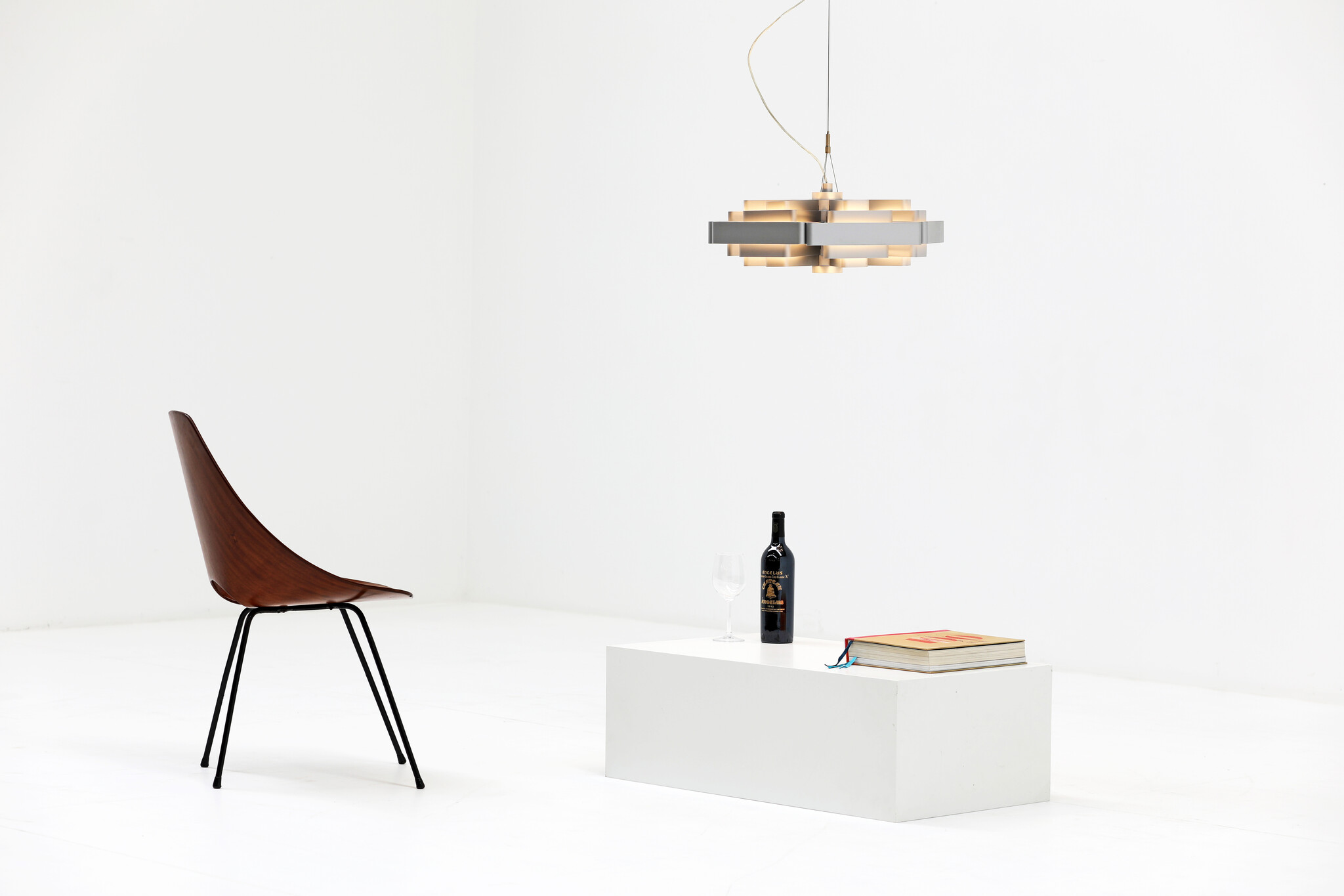 Hanging lamp JJW 04 by Jules Wabbes, Wever & Ducré