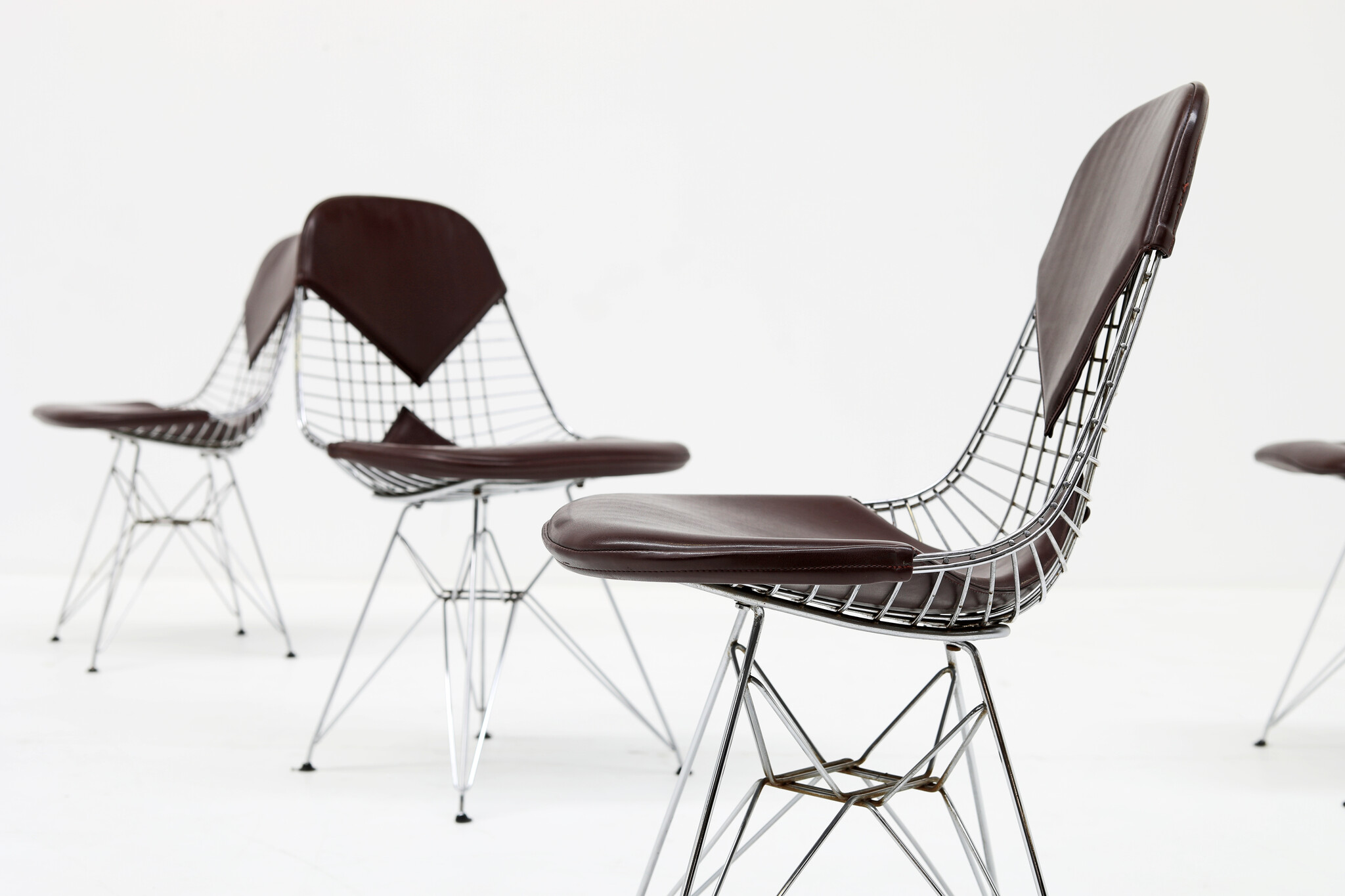 DKR Bikini dining room chairs by Charles & Ray Eames for Herman Miller