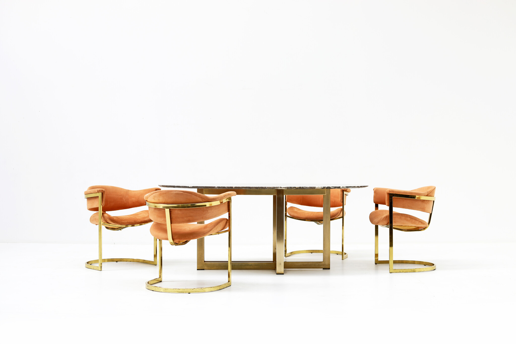 Dining room chairs by Vittorio Introini for Mario Sabot, 1970's