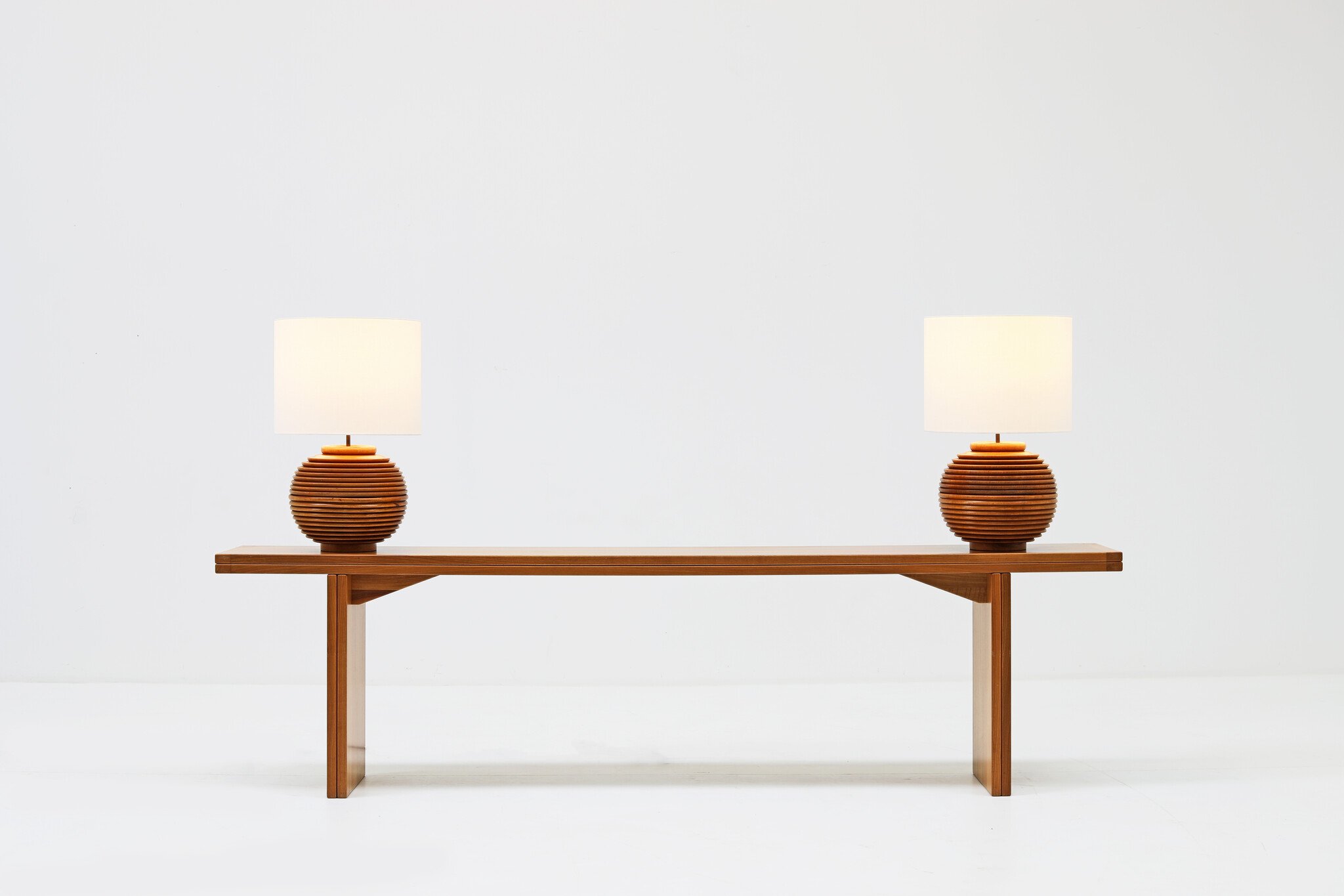 Unique wooden table lamps