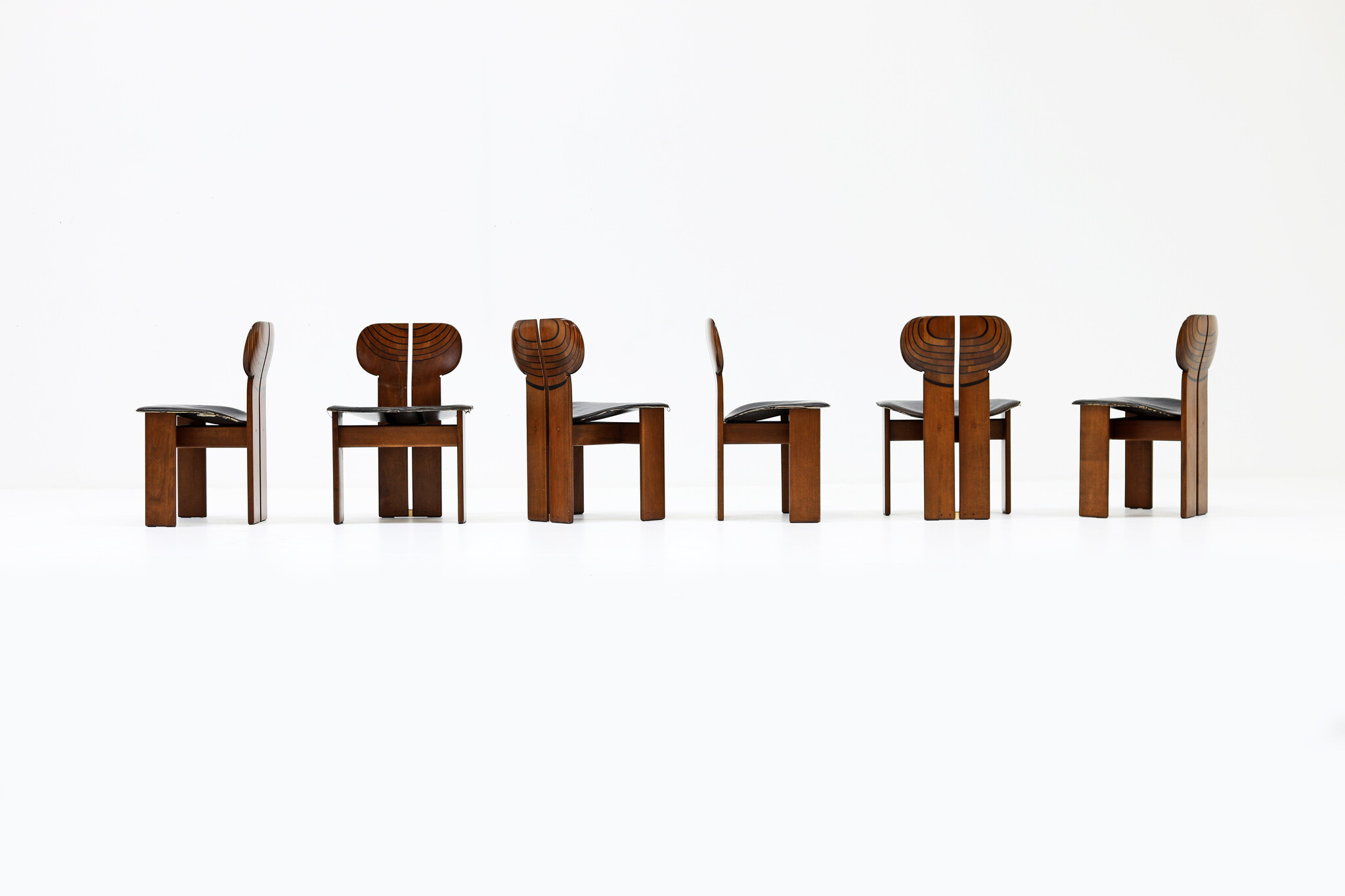 Chaises Africa par Afra & Tobia Scarpa pour Maxalto, Italie, années 1970