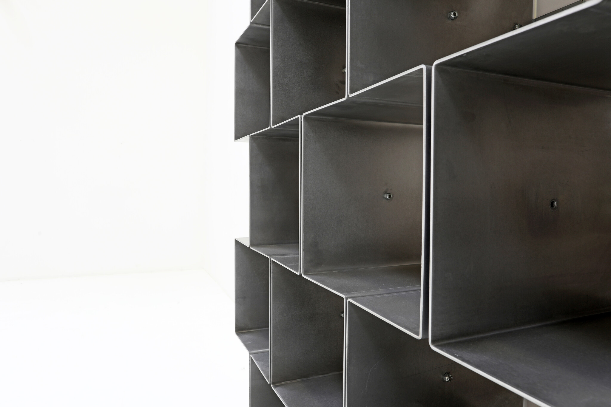 Aluminum book/vinyl cabinet